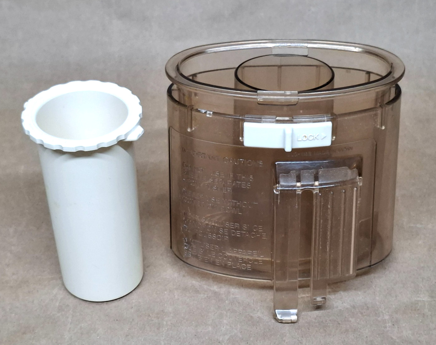 CUISINART Food Processor DLC-10, DLC-10C Pusher & Chute Assembly Replacement