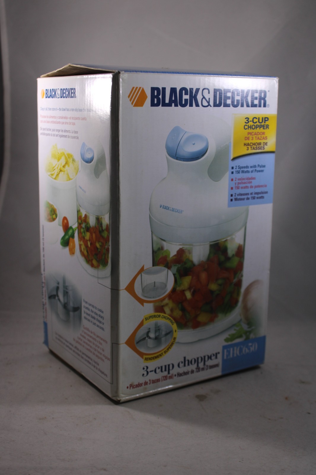 Black & Decker Ergo 3 Cup Deluxe Chopper Model #EHC650