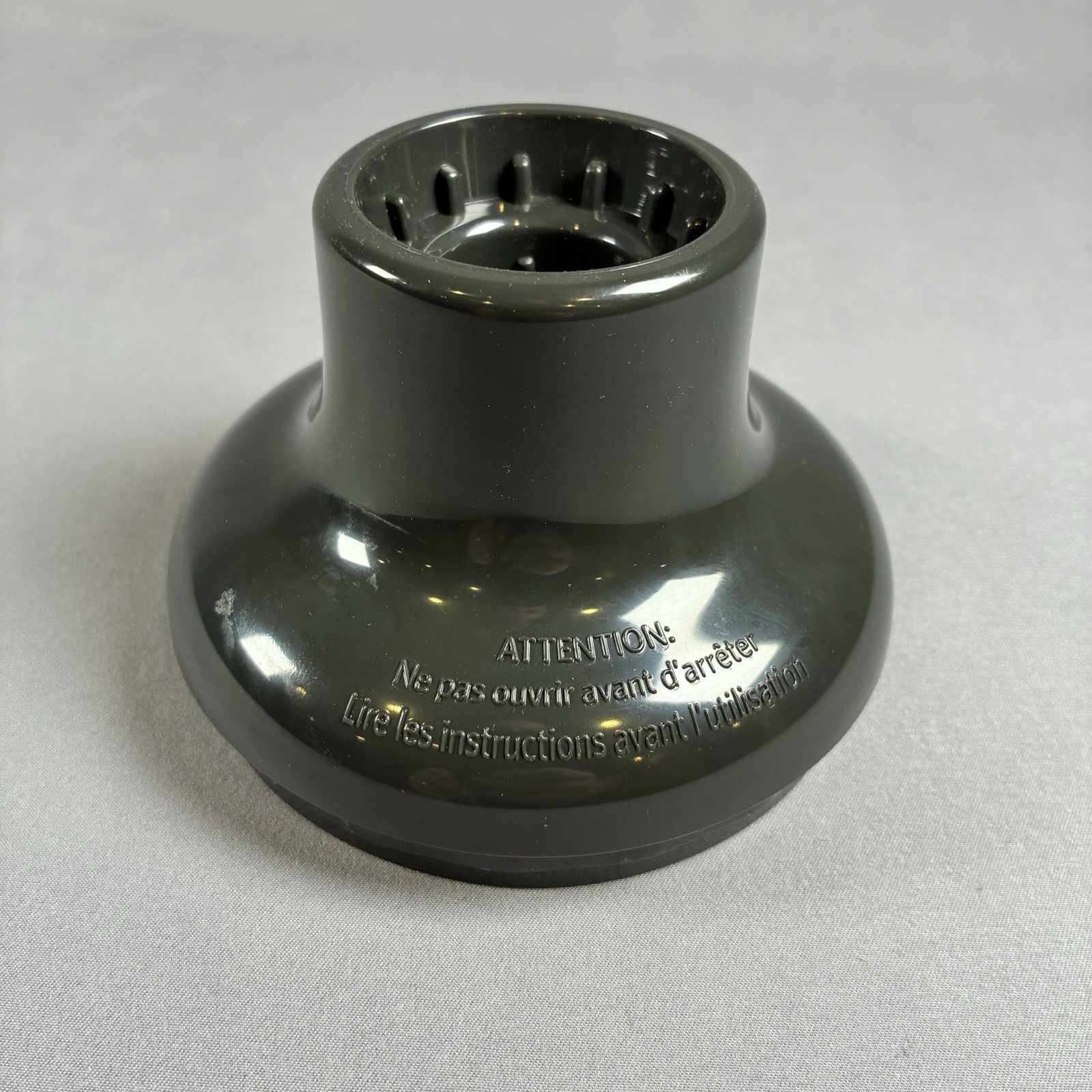 KitchenAid Immersion Blender Attachment Gray Lid For 2.5 Cup Food chopper part