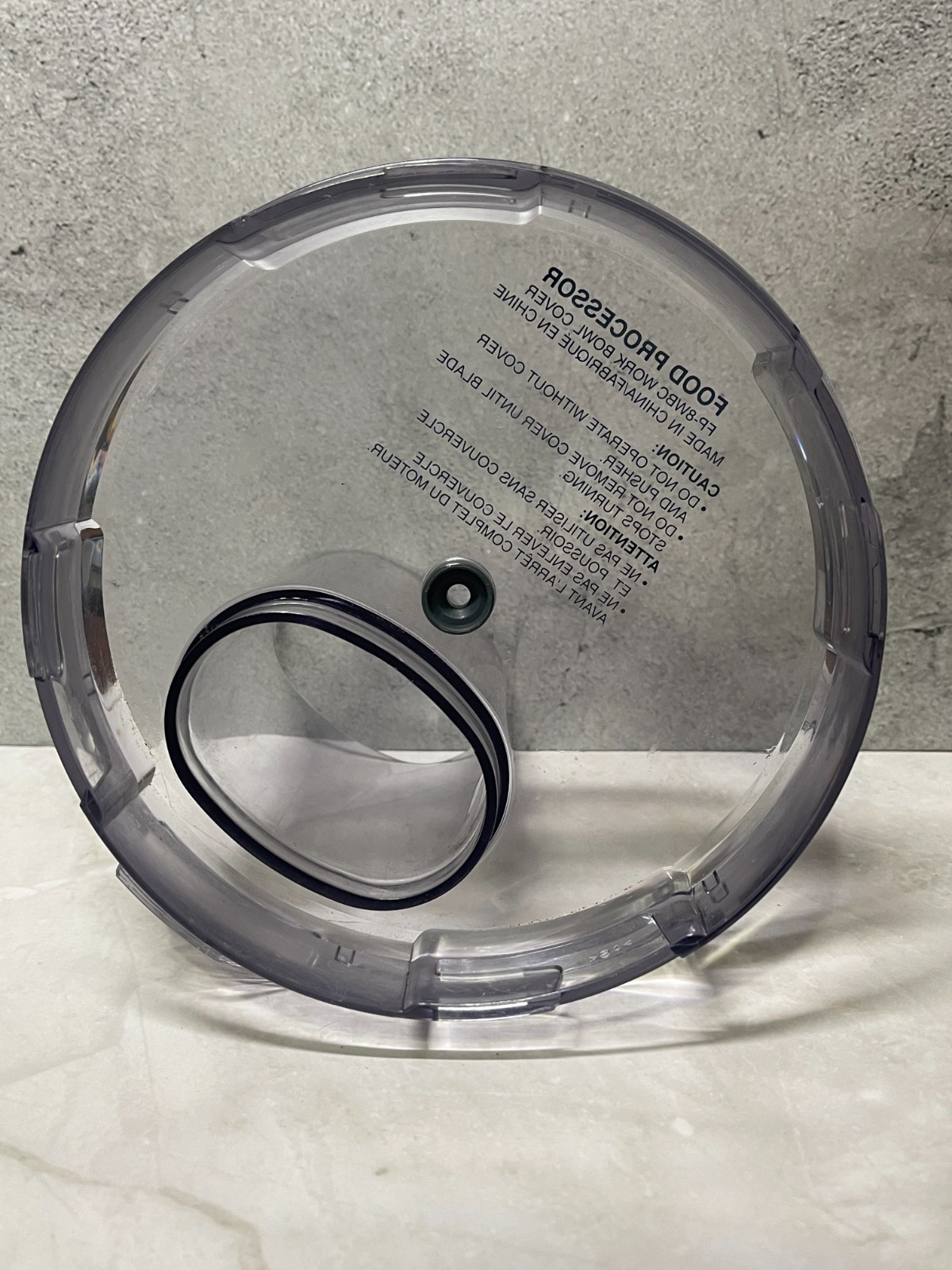 Cuisinart Food Processor -Replacement LID TOP (clear) FP-8WBC