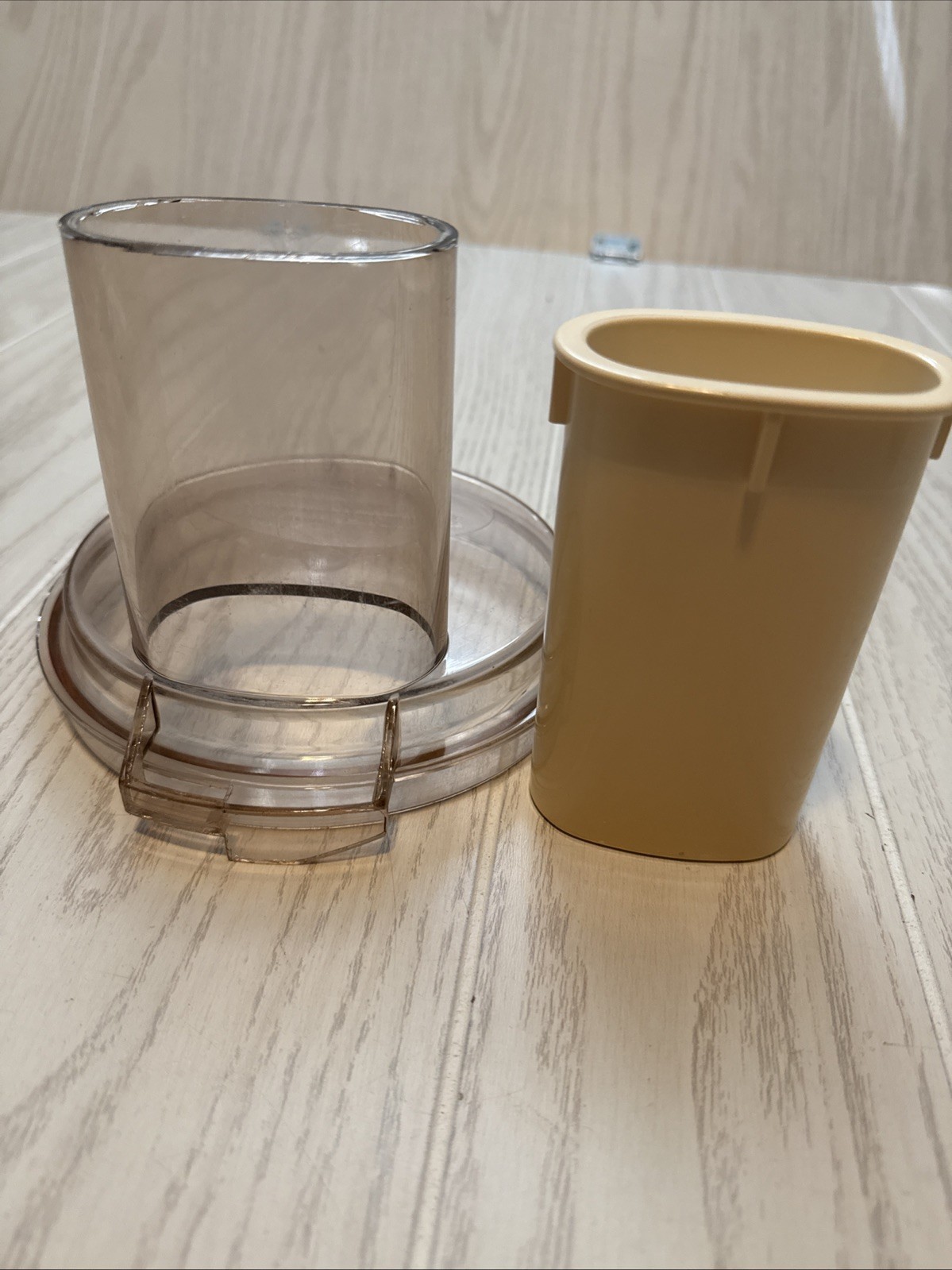 Vintage Cuisinart Food Processor PUSHER AND LID COVER Only CFP-4, 5,5A & 9