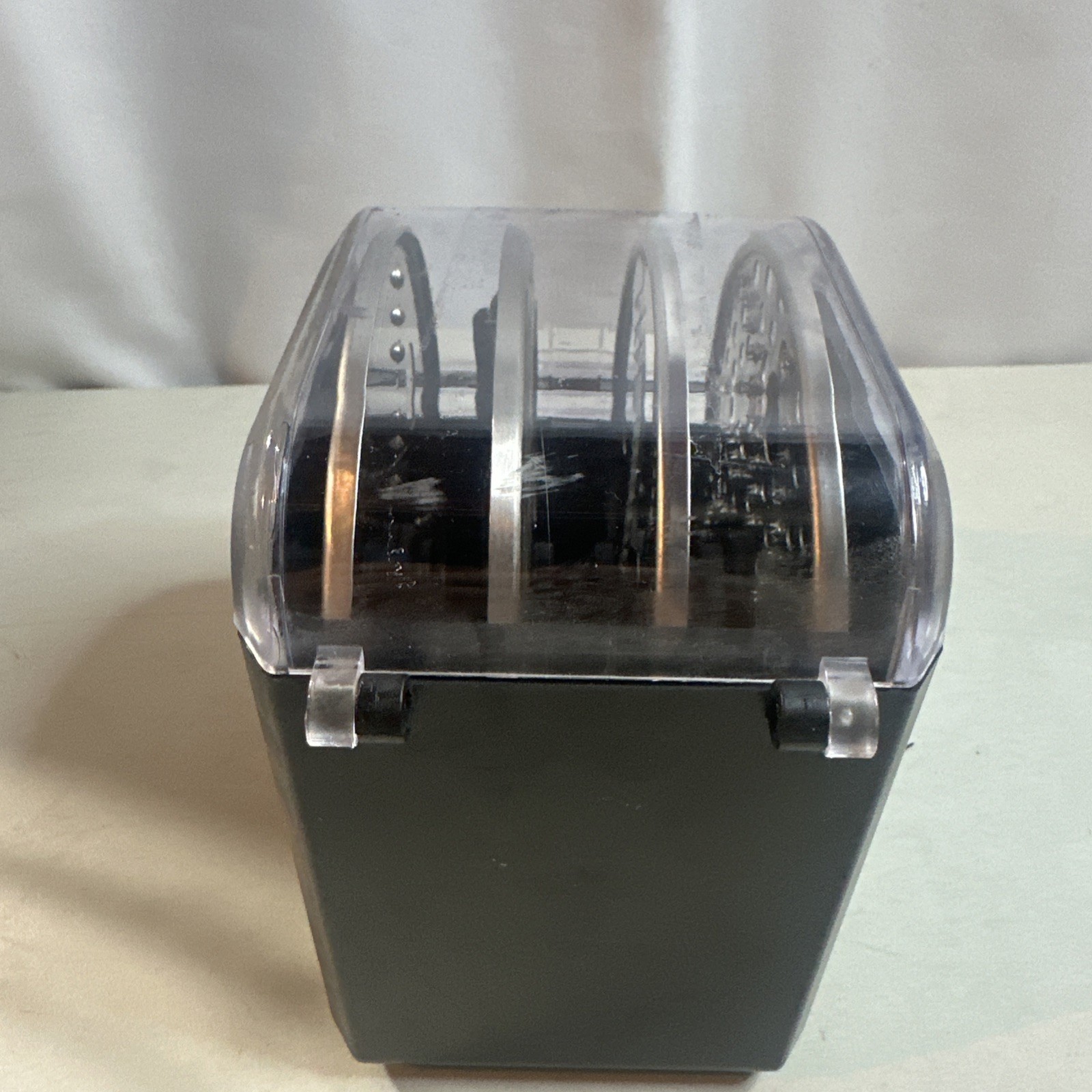 NINJA Food Processor Disc Blade SET OF 4 with Storage Box Container Used