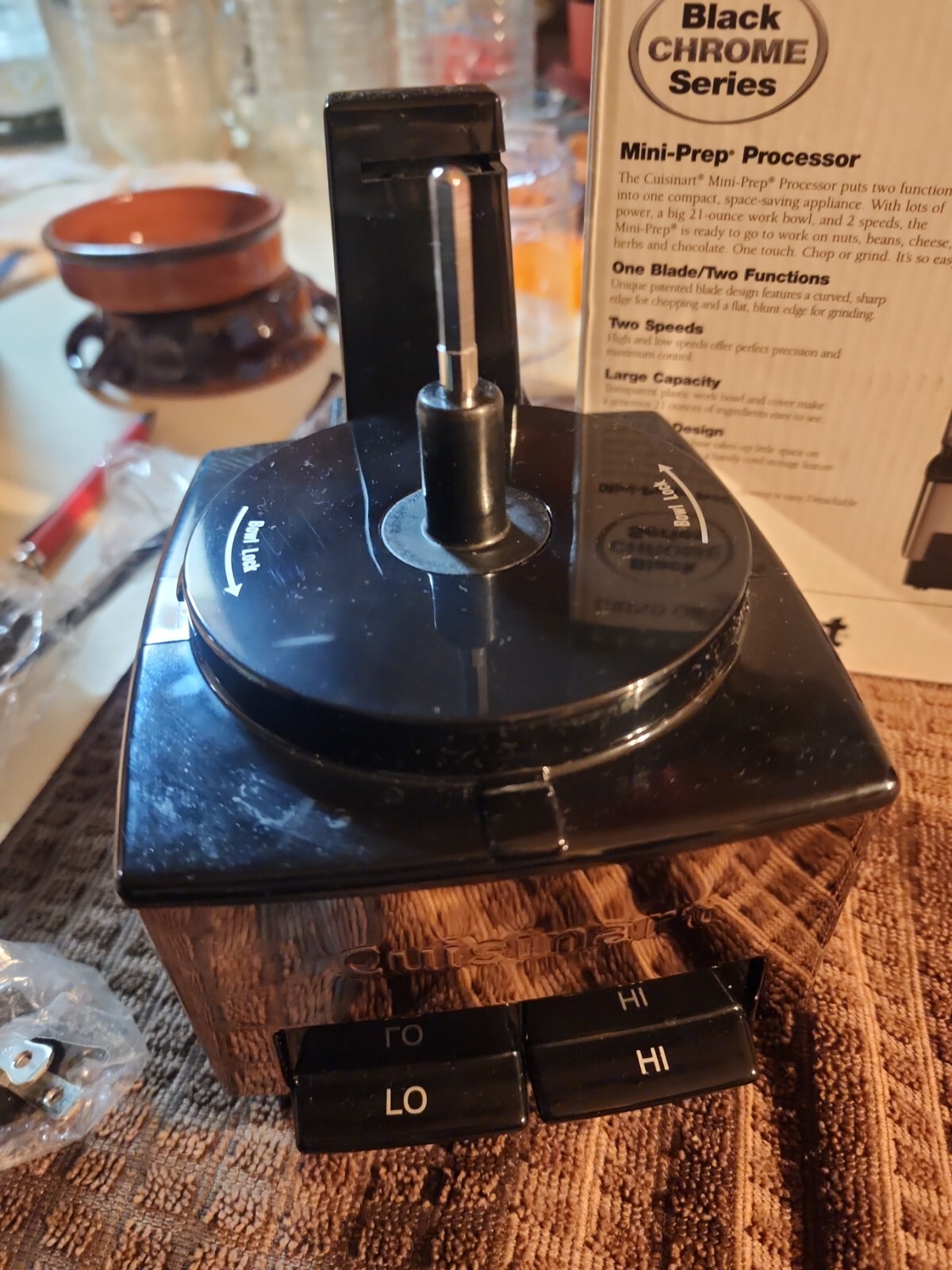 Cuisinart Mini Prep Food Processor DLC-1BCH Motor Base Part Only -NOT Working-