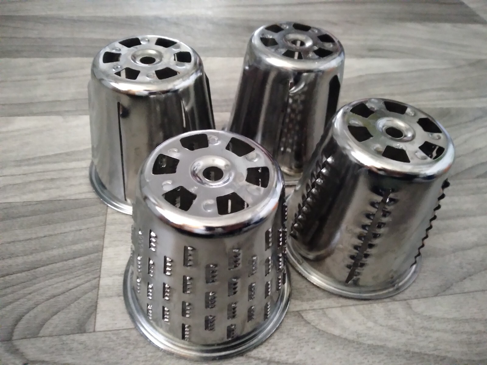 Vintage Kitchen Aid Chopper Adapter Slicers Blades Automatic Food Shredders READ