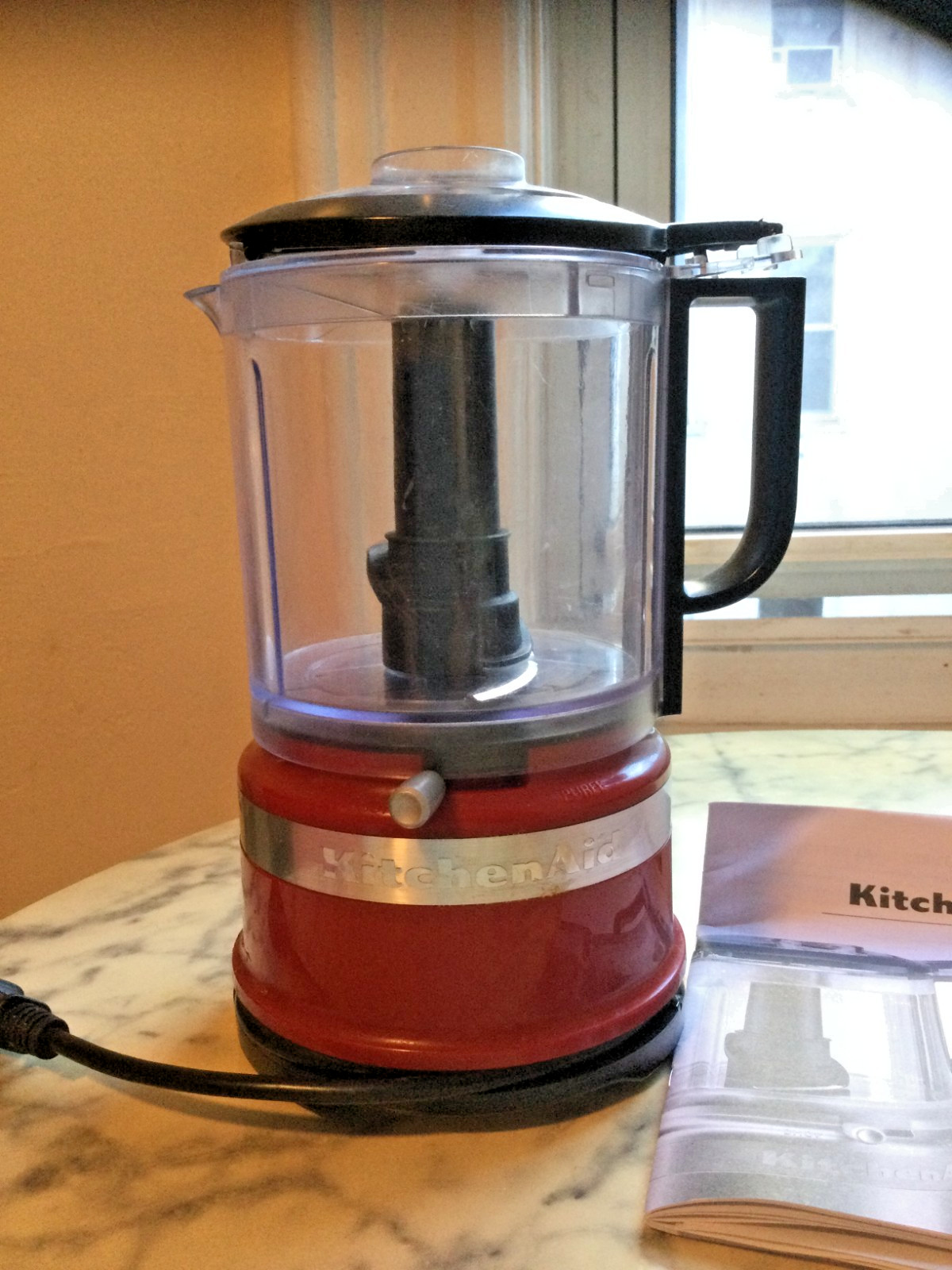 KitchenAid 5 Cup Food Chopper Processor- KFC0516 Bowl Broken. Motor Blade Great