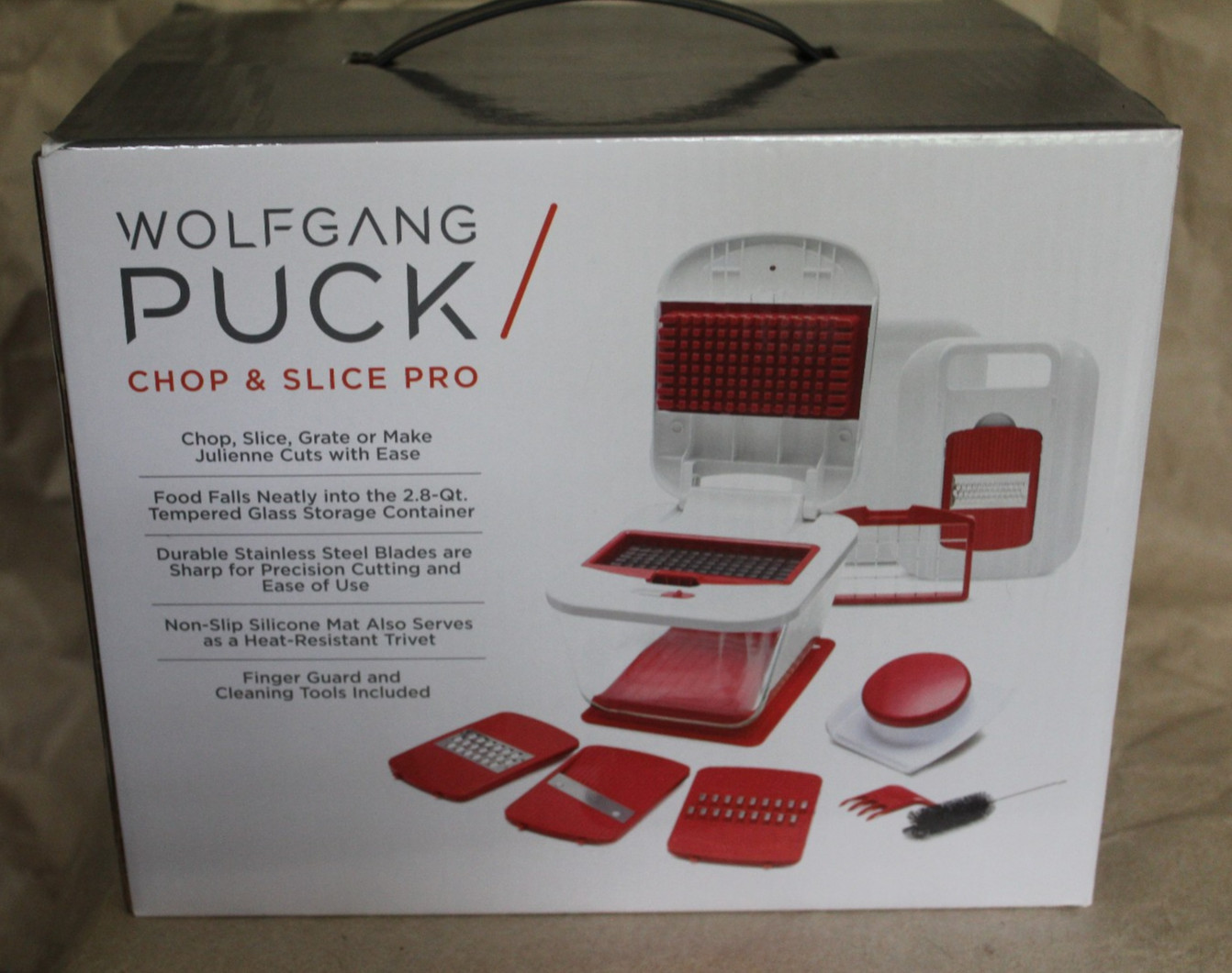 Wolfgang Puck Chop & Slice PRO model #SWPGBCHOPCB New Open Box