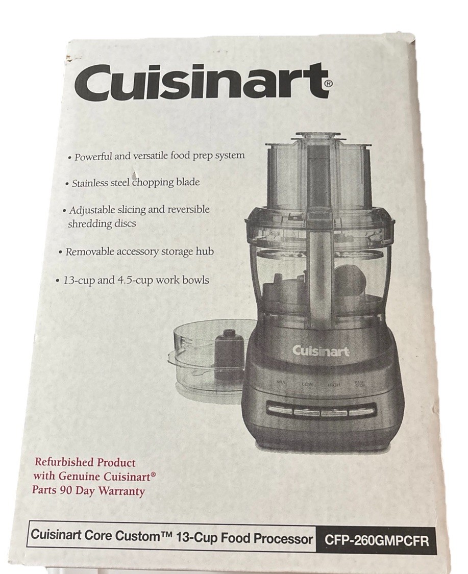 Cuisinart Core Custom 13-Cup Food Processor, Stainless Steel – CFP-260GMPCFR