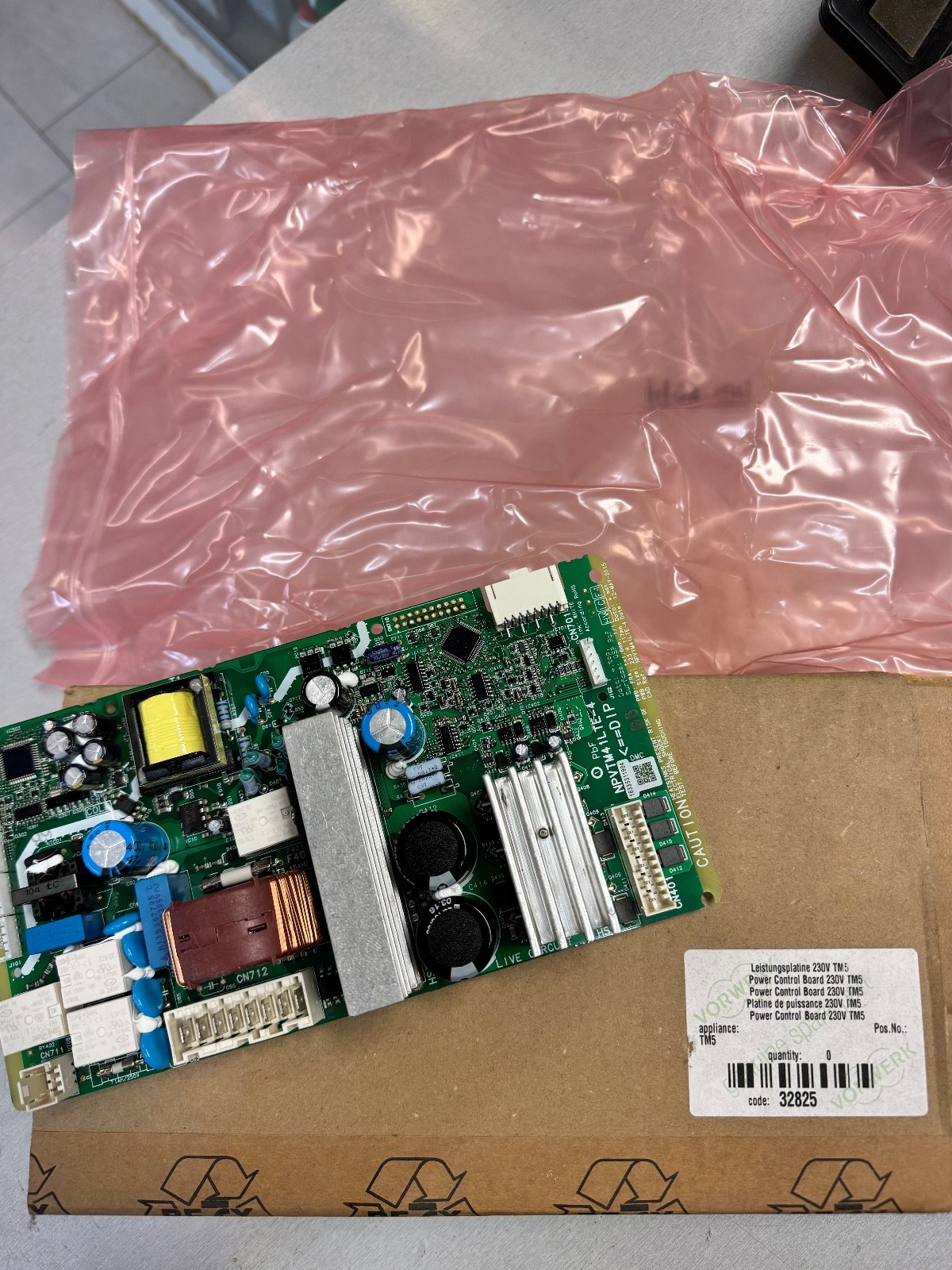 VORWERK BIMBY TM5 POWER BOARD NEW ORIGINAL 32825 THERMOMIX READ