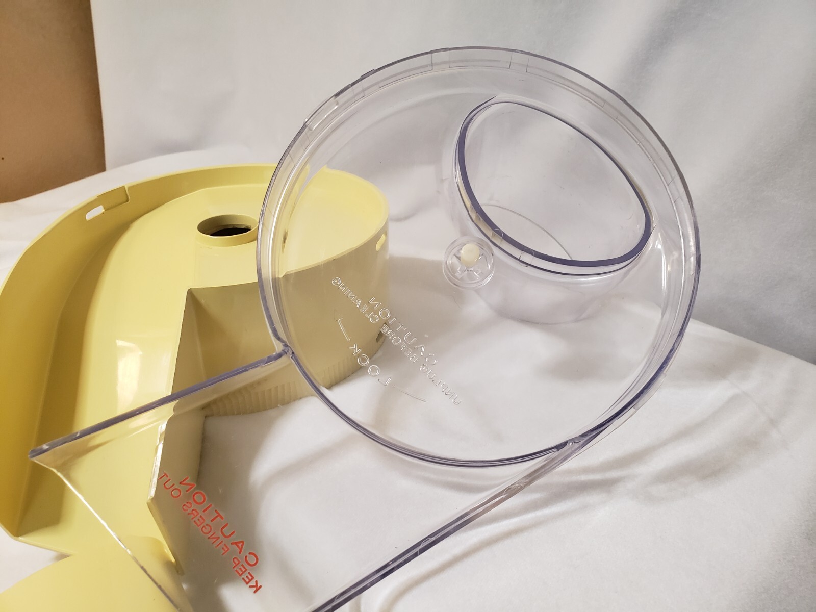 Oster Regency Kitchen Center Food Processor Salad Shooter Base, Lid, Food Pusher