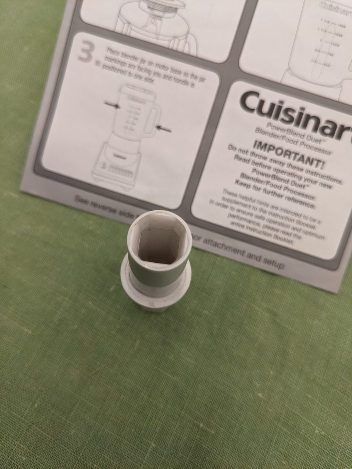 CUISINART PowerBlend Duet FOOD PROCESSOR DISC BLADE SLICE SHREDDER With POST