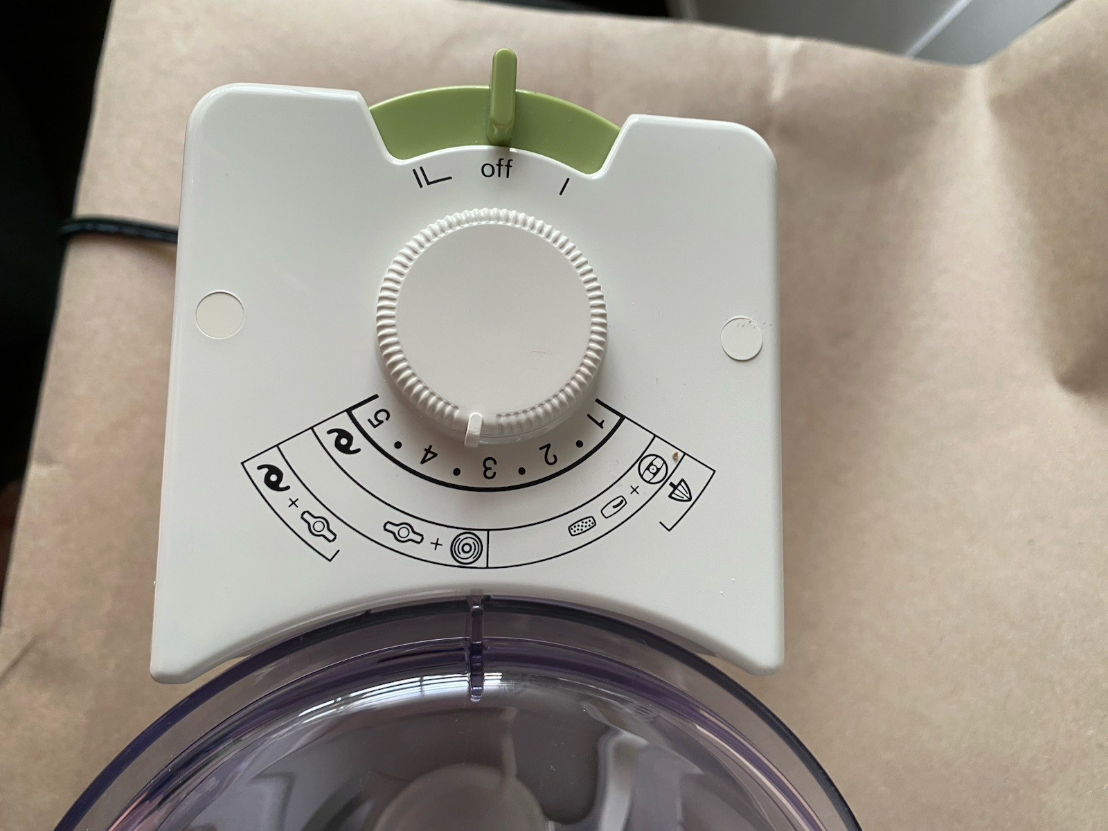 Braun Electronic Food Processor 700W 12 Cup 5-Speed w/ Bowl Lid Blades Pusher