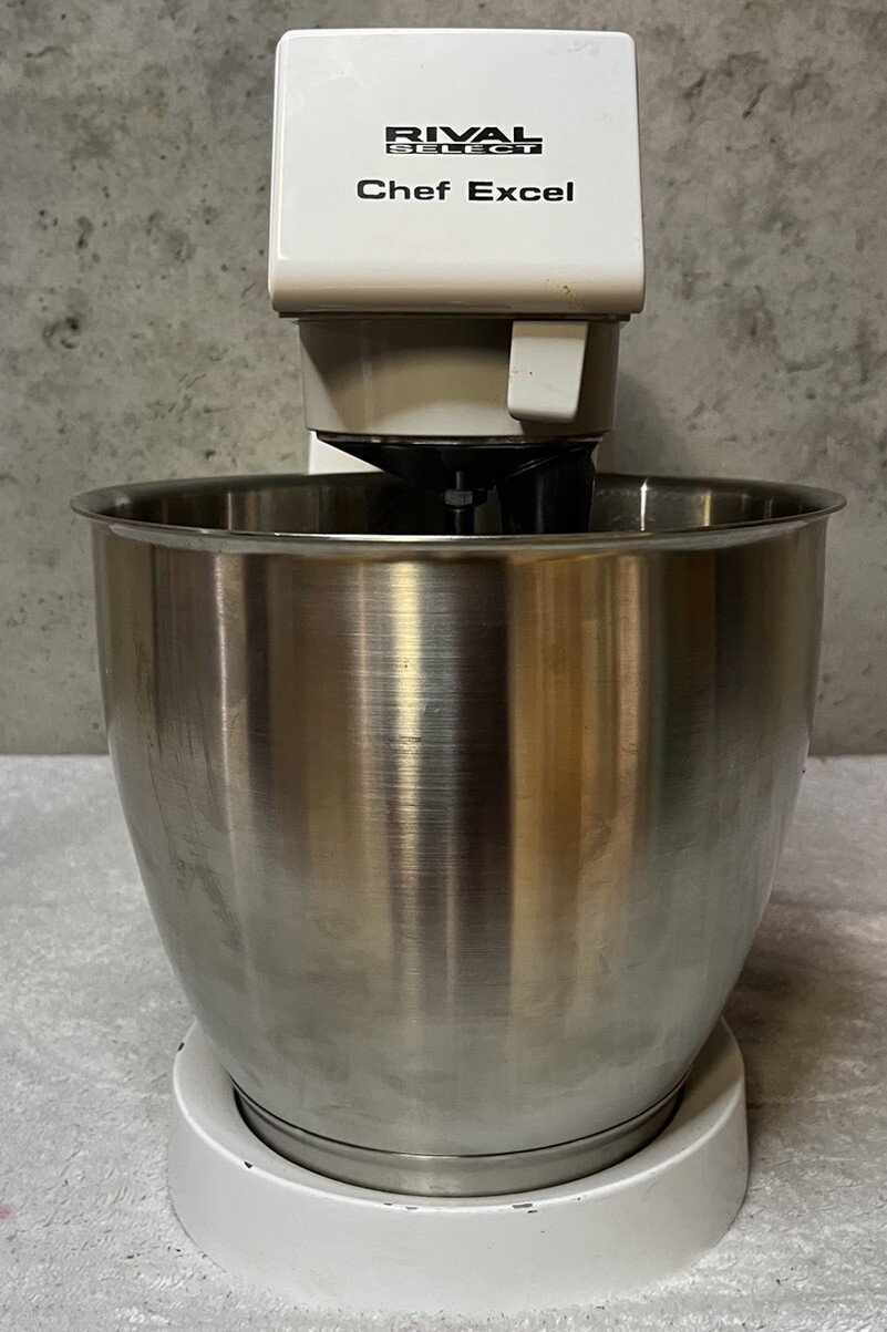 Rival Chef Excel Food Processor / Mixer with Bowl & Flat Beater – Tested Working