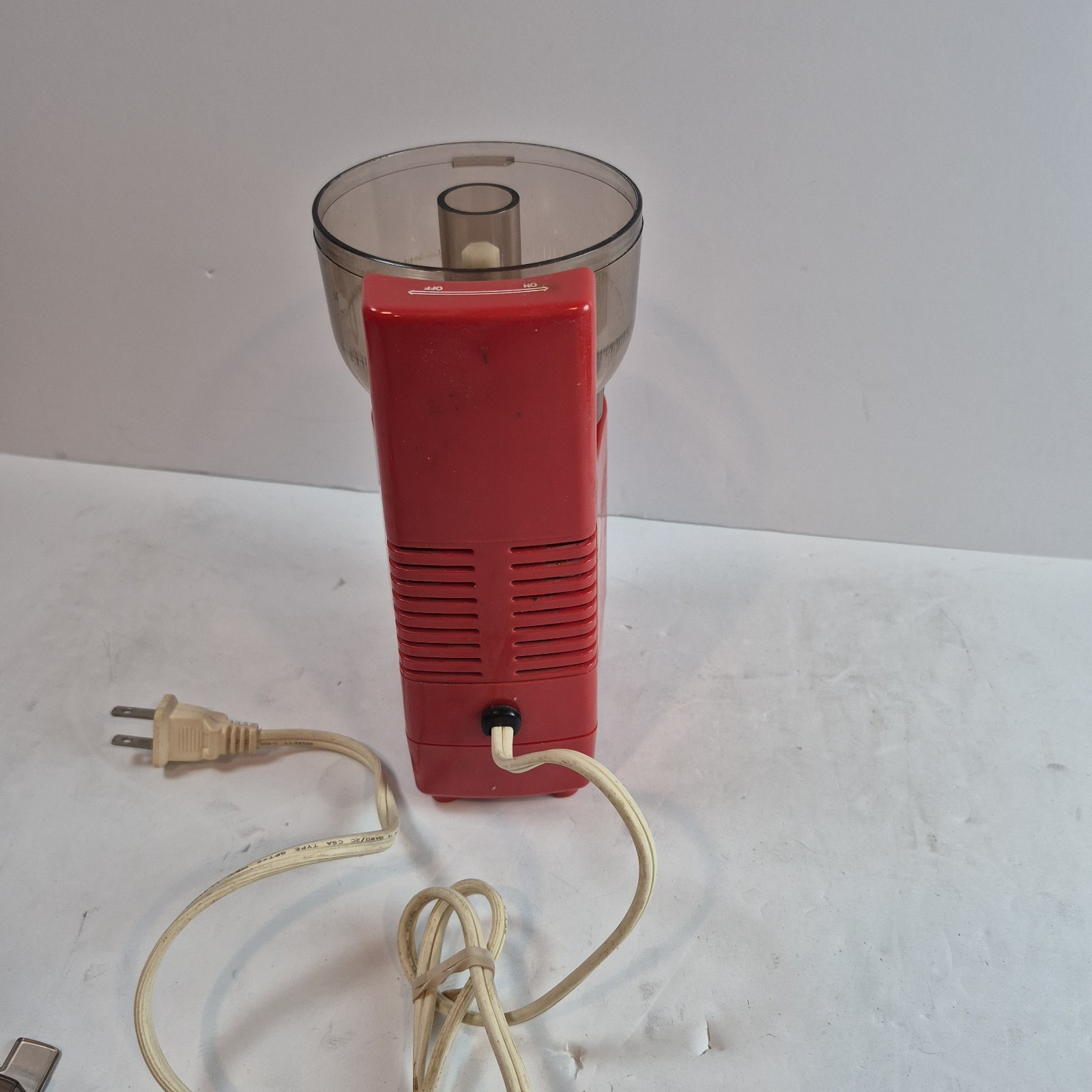 Sunbeam Oskar Jr Chopper Plus Mini Grinder Food Processor Red #14137