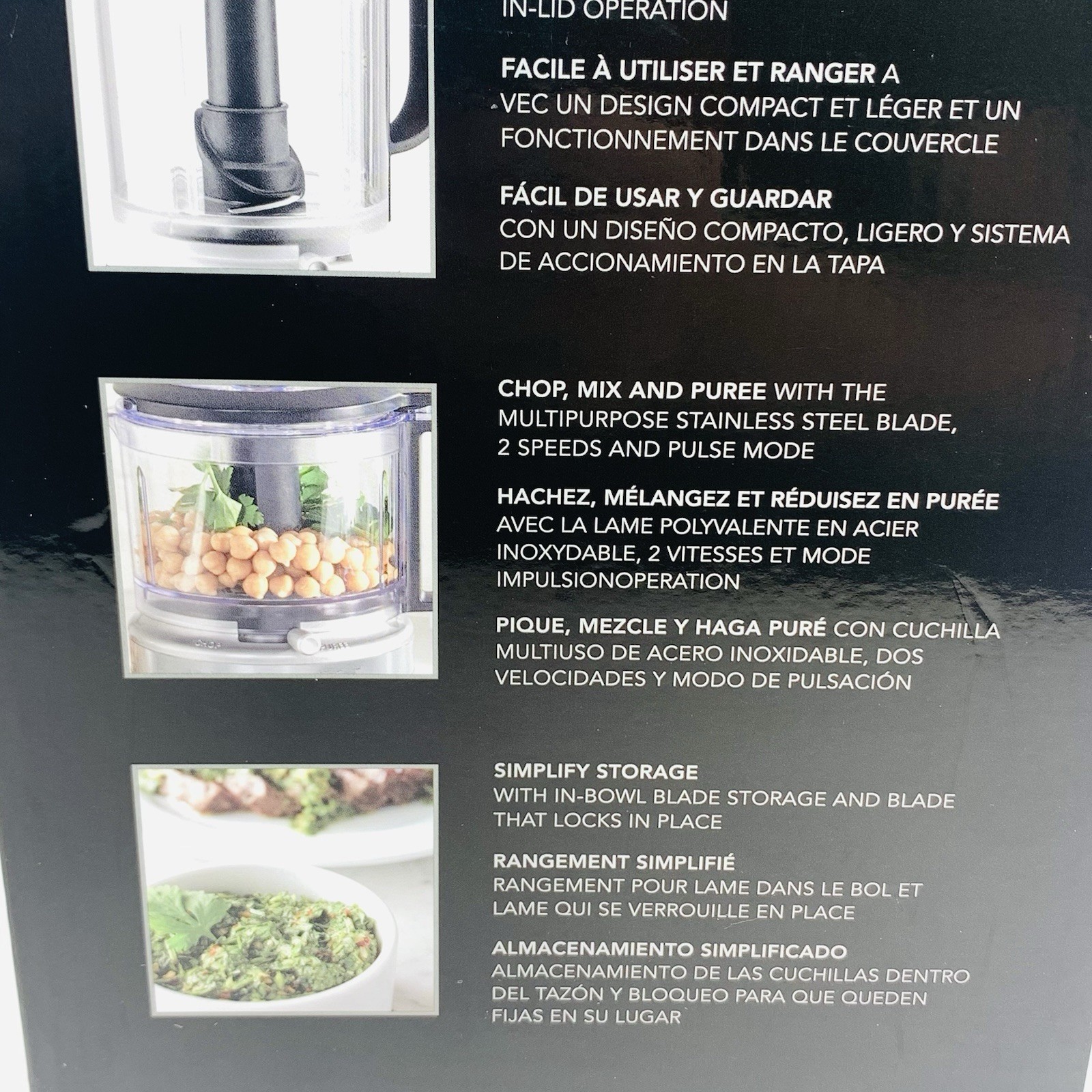 KitchenAid 3.5 Cup Food Chopper Contour Silver – KFC3516CU – Chop – Mix – Purée