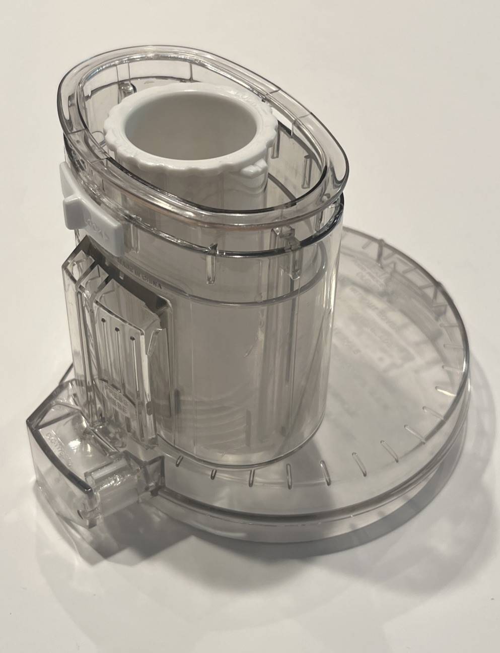Cuisinart Food Processor DLC-10 Replacement Parts: Clear Lid Chute/Sleeve Pusher