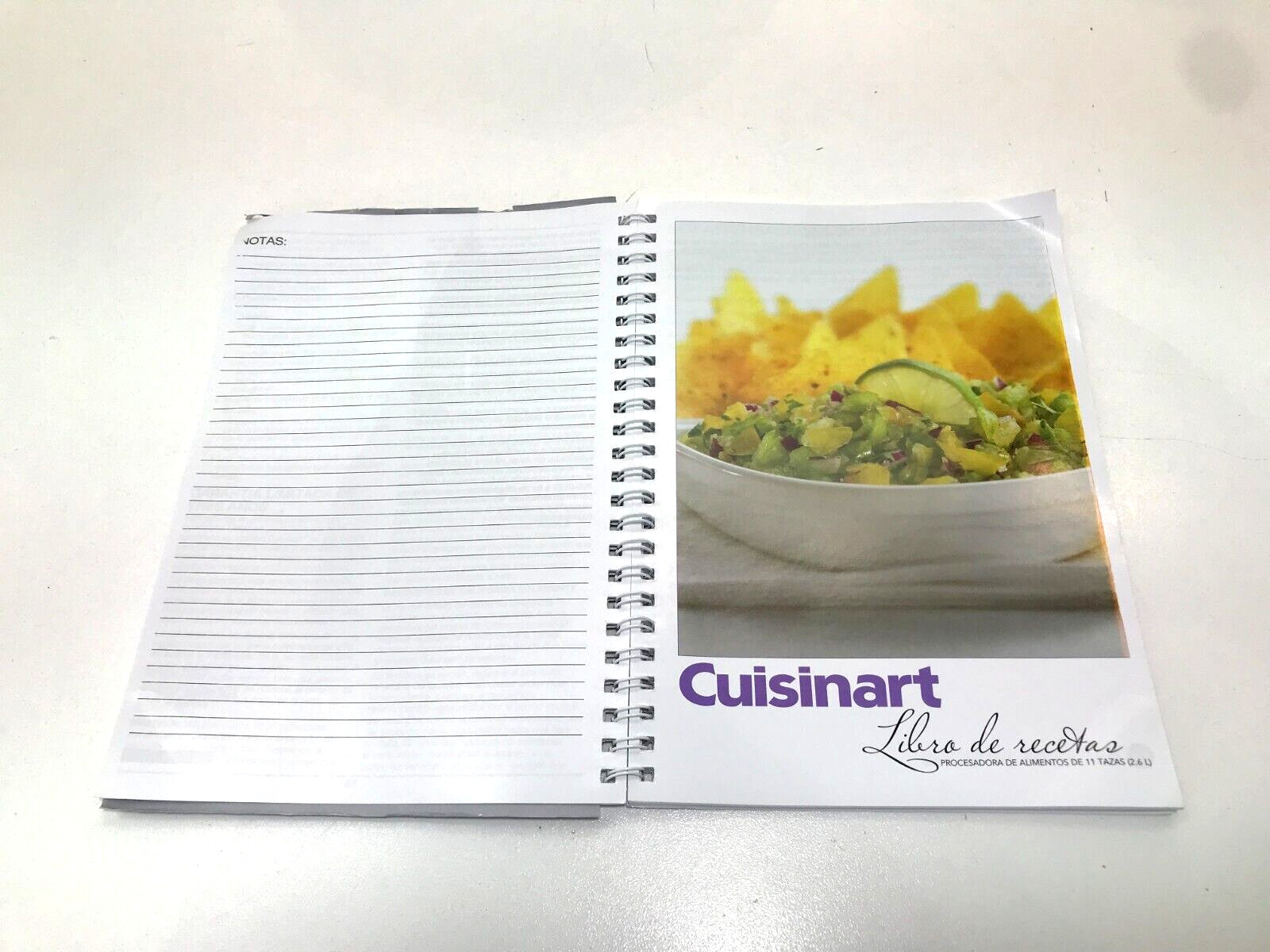 Cuisinart FP-11 USER INSTRUCTION MANUAL RECIPE BOOK Genuine OEM English Spanish