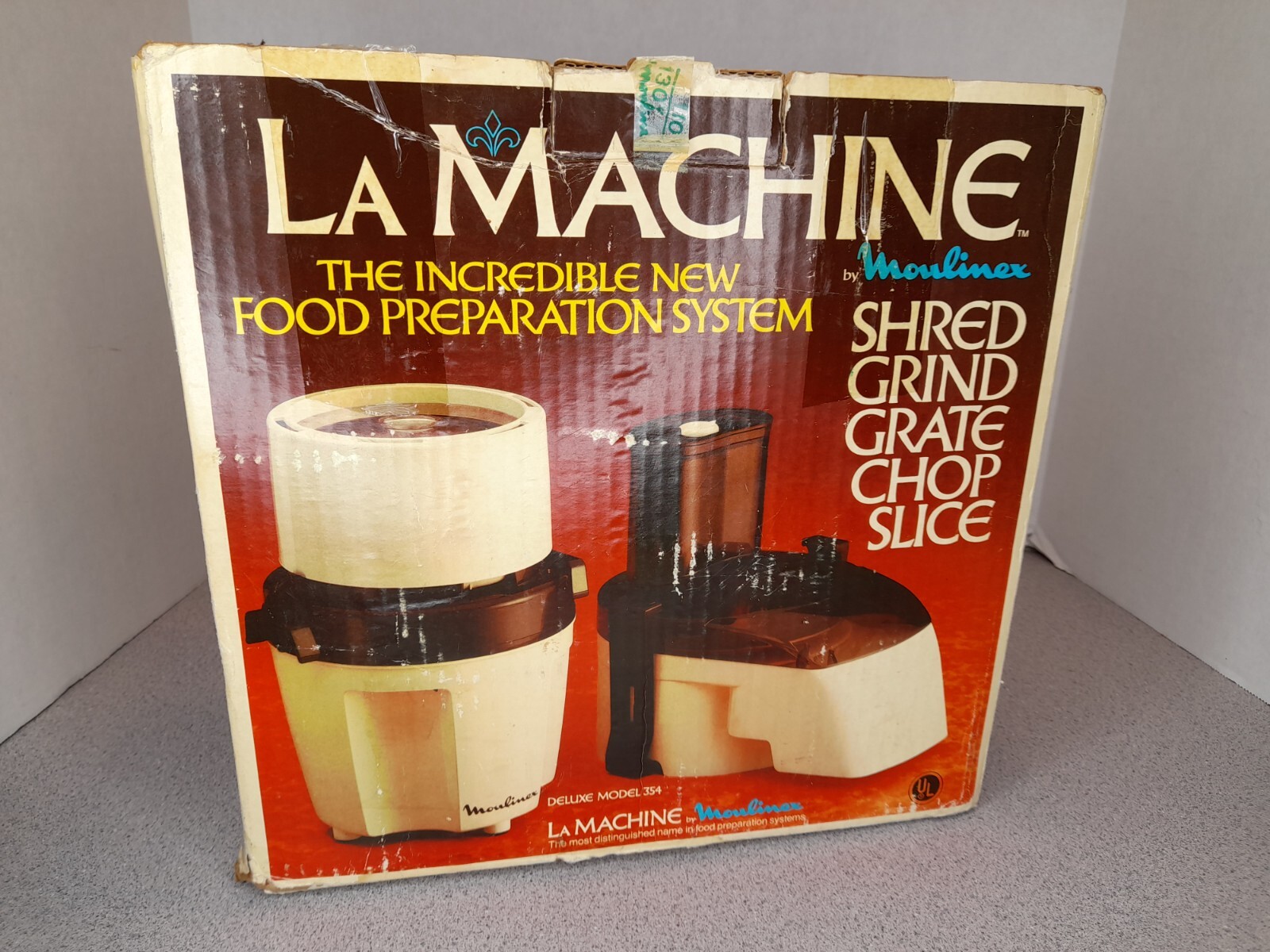 Moulinex La Machine Model 354 Top Cover Lid And Pusher to Food Processor Bowl