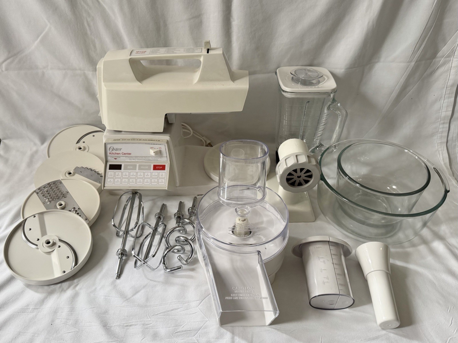 Vintage 1980’s Oster Kitchen Center Complete EXCELLENT Condition.