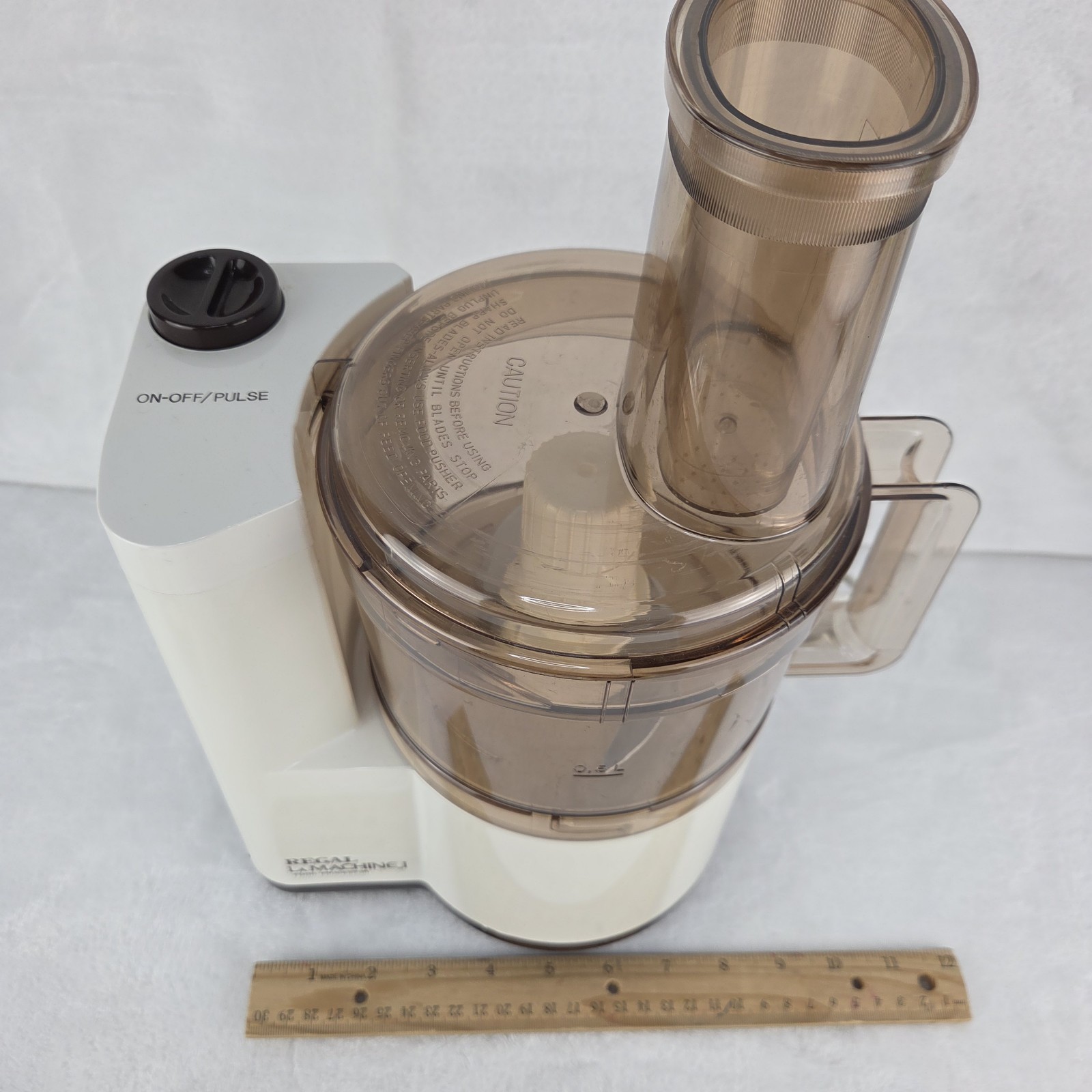 Vintage Regal La Machine I Model V813 Food Processor Tested w Slicer Disc
