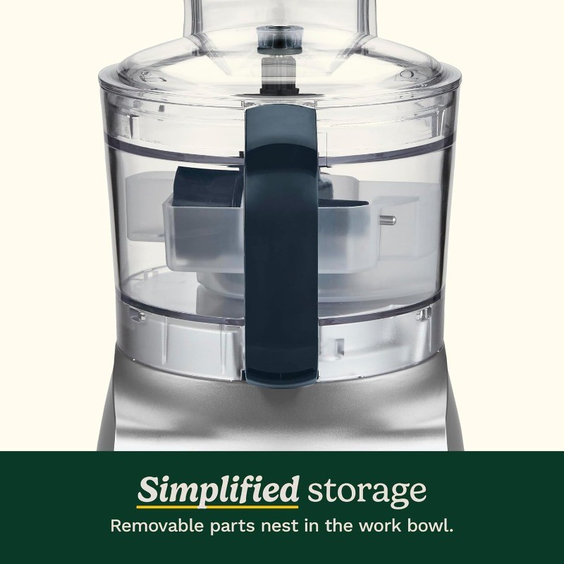 5‑Cup Chop & Shred Food Processor, Compact Food Chopper, Easy‑Store Design