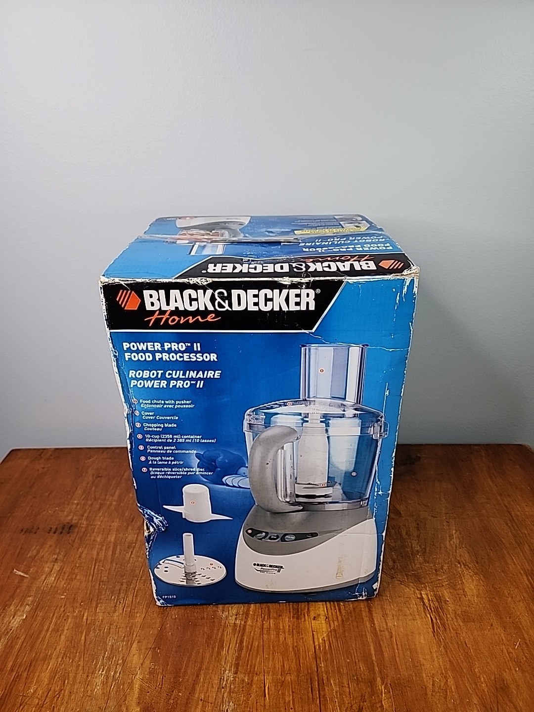 Black & Decker Power Pro II 10 Cup Food Processor FP1510 Open Box New
