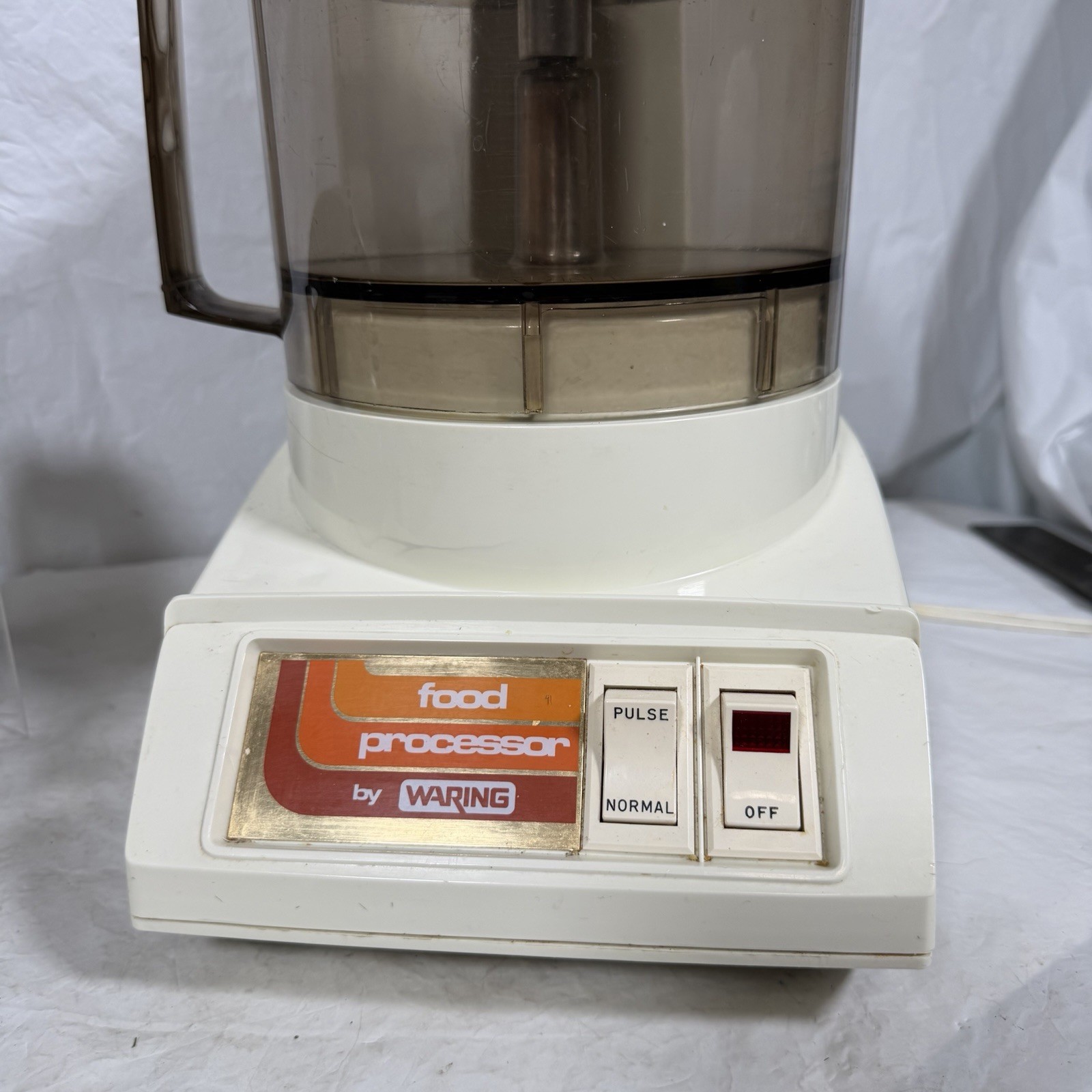 Waring 11FP29 Food Processor Complete 6 Blades Discs Pusher 2 Speed 70’s Tested