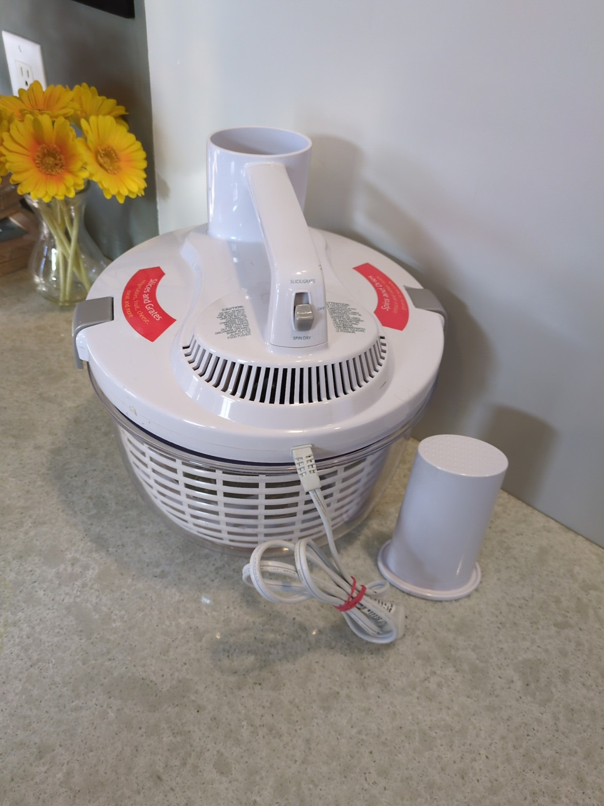 Westinghouse SaladXPRESS WST2002 Salad Maker Slicer Spinner Food Processor