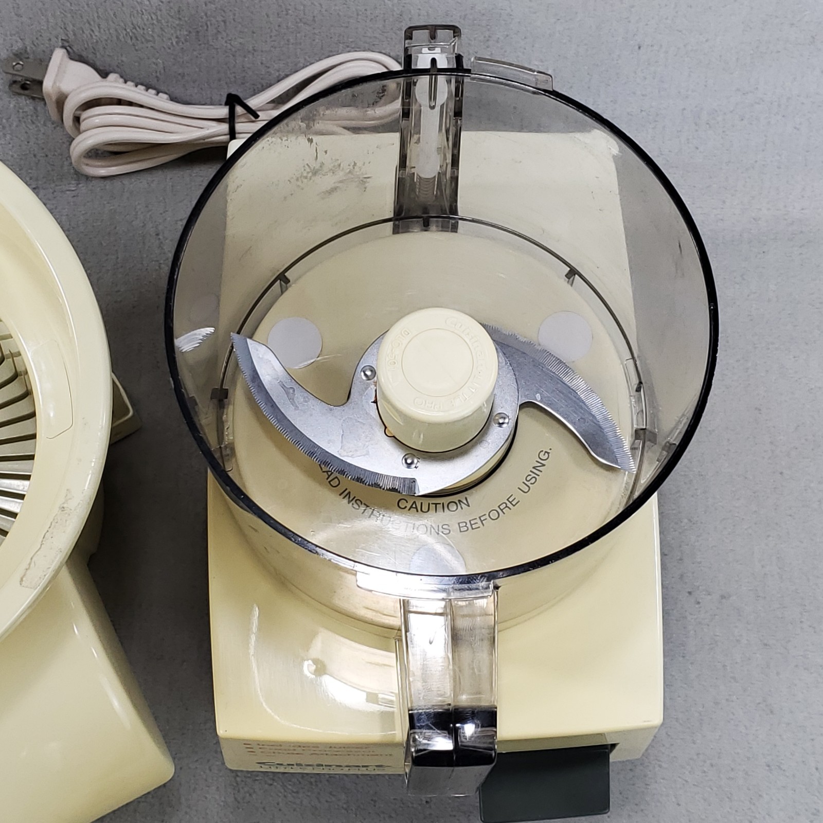 VTG Cuisinart Little Pro Plus Food Processor w/ Blade & Juicer Tested & Working
