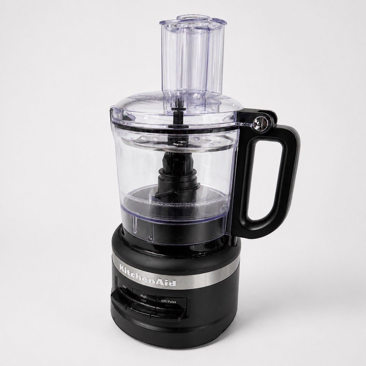 Used KitchenAid KFP0718BM 7-Cup Food Processor Black W/ Blade Disc Tested Works