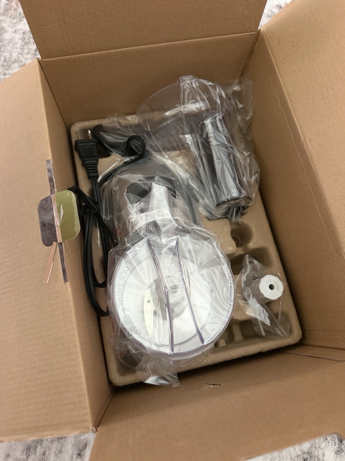 Parini NDJ-208 Mini Food Processor 350mL 120W Chop Slice Shred, Blade/Disc