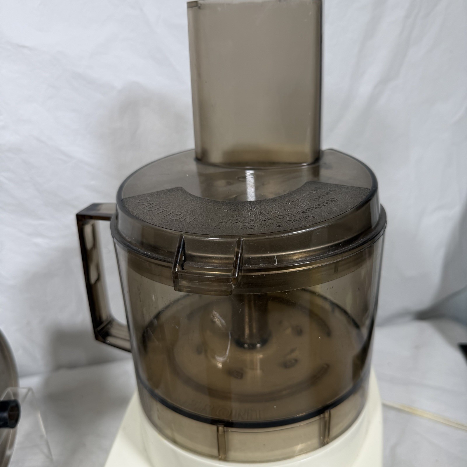Waring 11FP29 Food Processor Complete 6 Blades Discs Pusher 2 Speed 70’s Tested