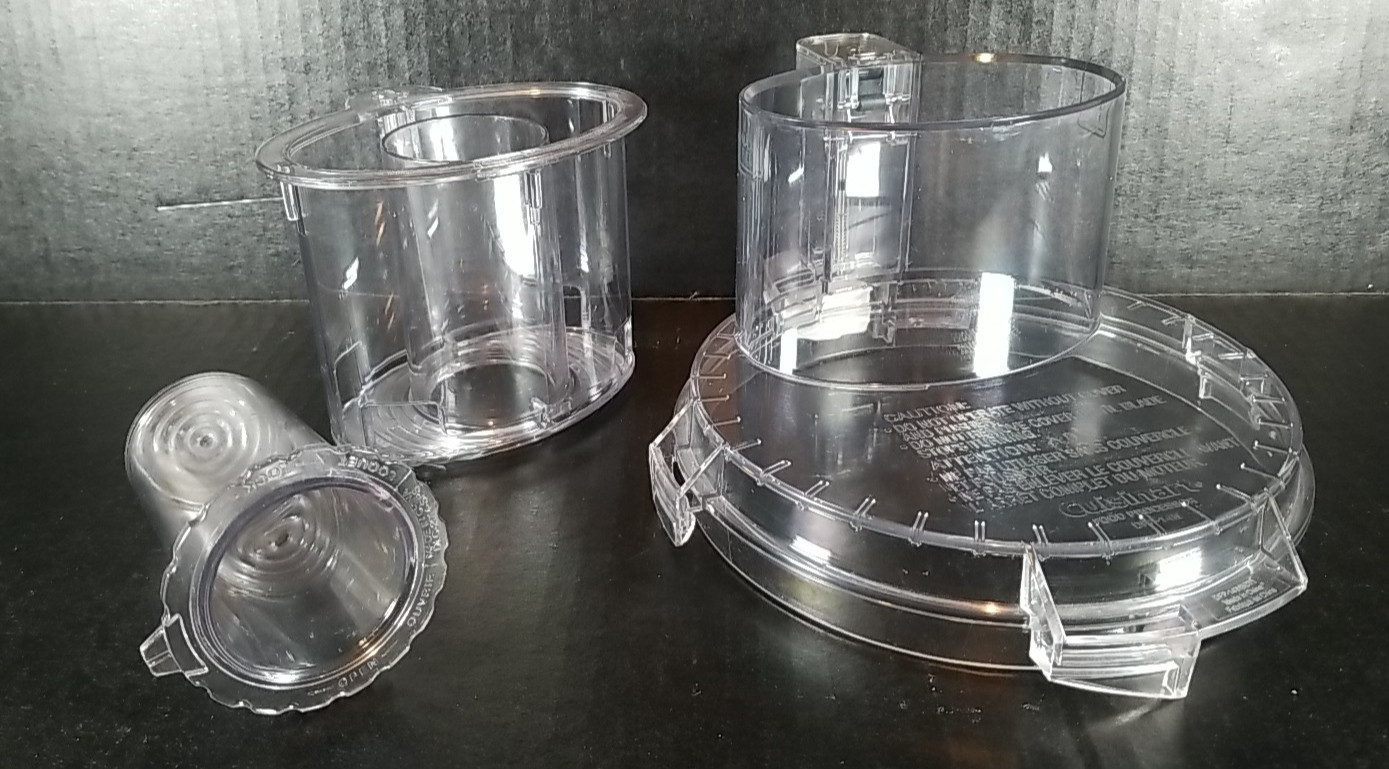 Cuisinart DFP-14N 14Cup Food Processor Bowl Lid &Pusher Chute Replacement Parts
