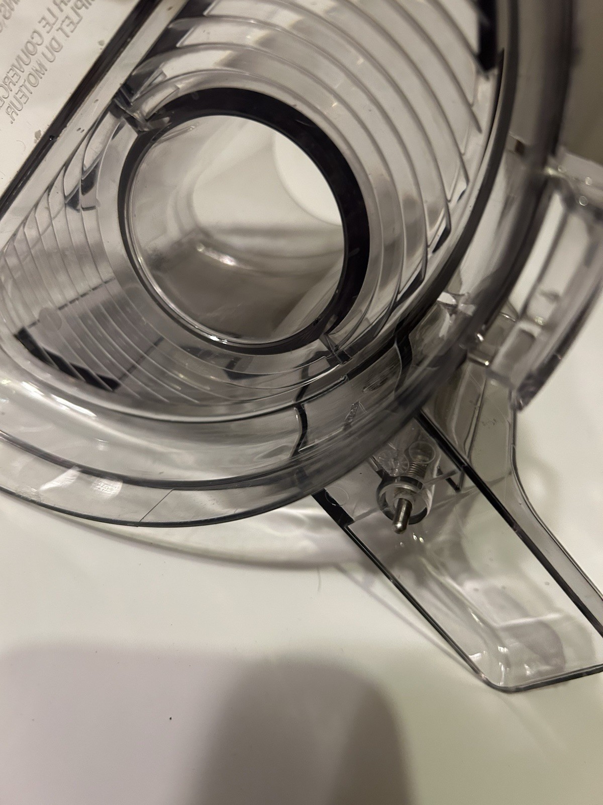 Cuisinart DLC-10 Top Lid Bowl With Feeding Chute & Pusher DLC-117BGTX