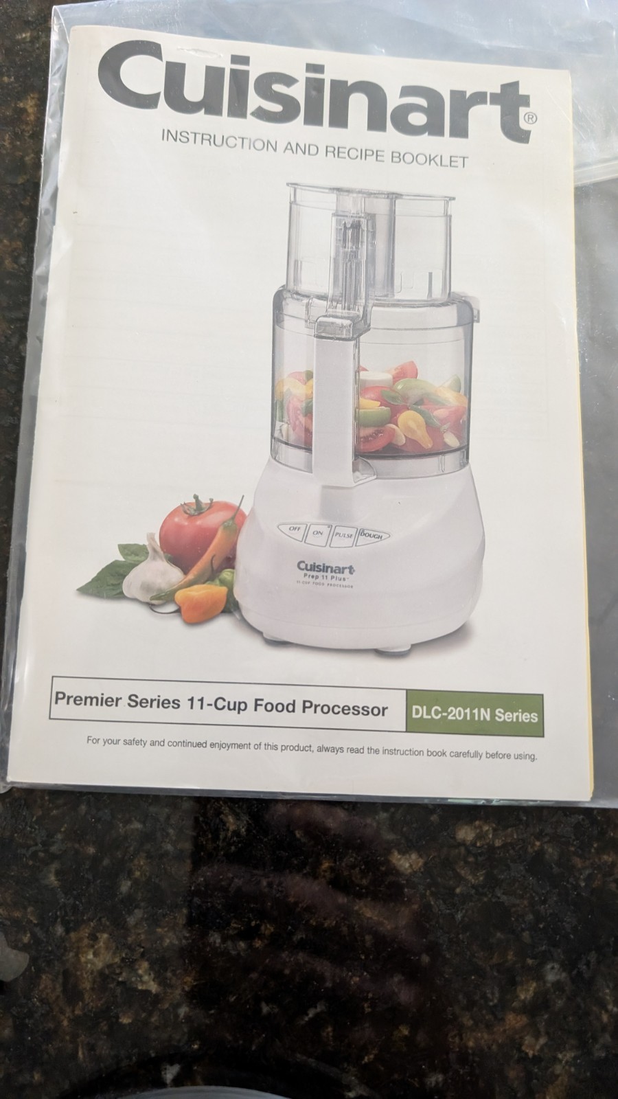 Cuisinart Prep 11 Plus # DLC-2011N 11 Cup Food Processor ~Read~