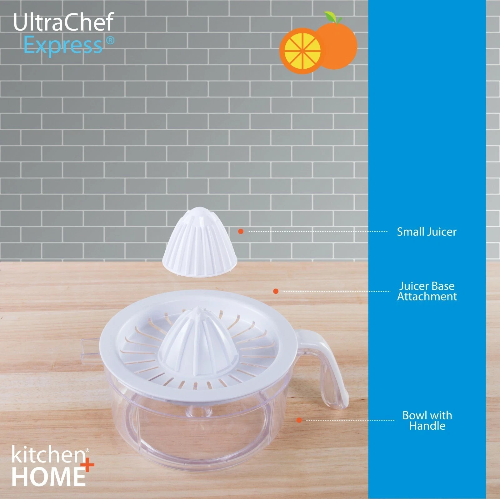 Ultra Chef Express Salsa Maker, Food Processor, Chopper, Mixer, Blender, Slicer