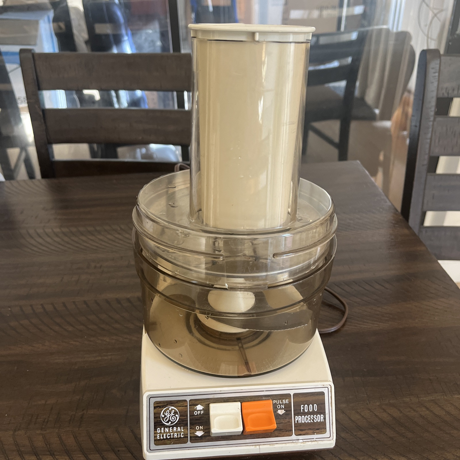 Vintage General Electric Food Processor 360 Watt 120 Volts P1-4200 Working