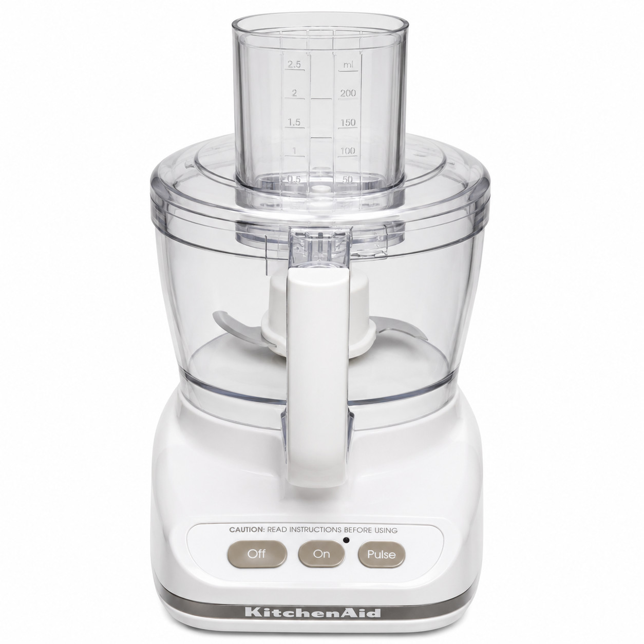 Kitchen Aid Food Processor w interchanging blades KFP495WH – White – Works Great