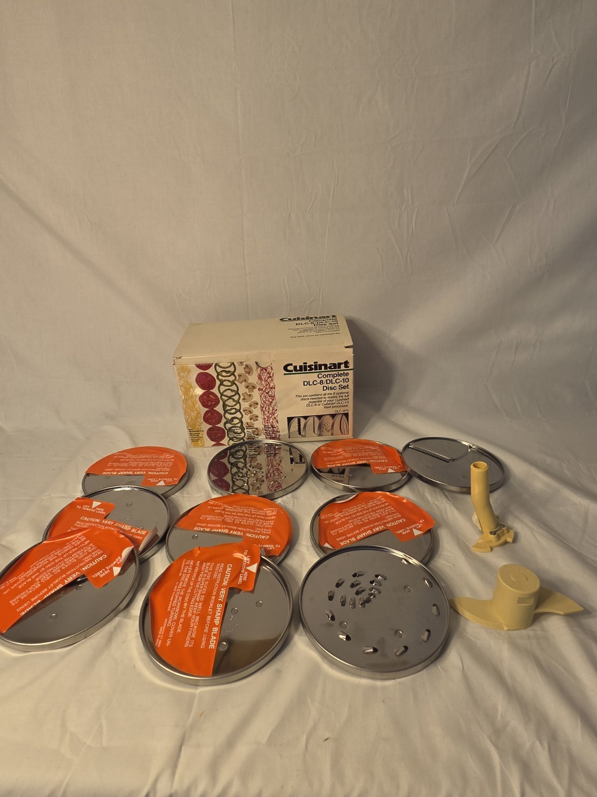 Cuisinart Complete DLC-8/DLC-10 Food Processor 8 Disc Set DLC-870 and 4 Extra’s