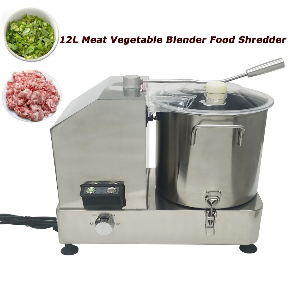 Commercial Meat Vegetable Chopper 12L Food Processer Multi-Function Meat Grinder