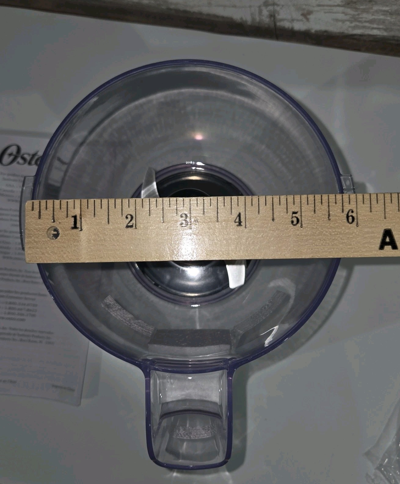 New Oster Food Processor Replacement Assembly 116434- 100-090 Bowl/Blade No Lid