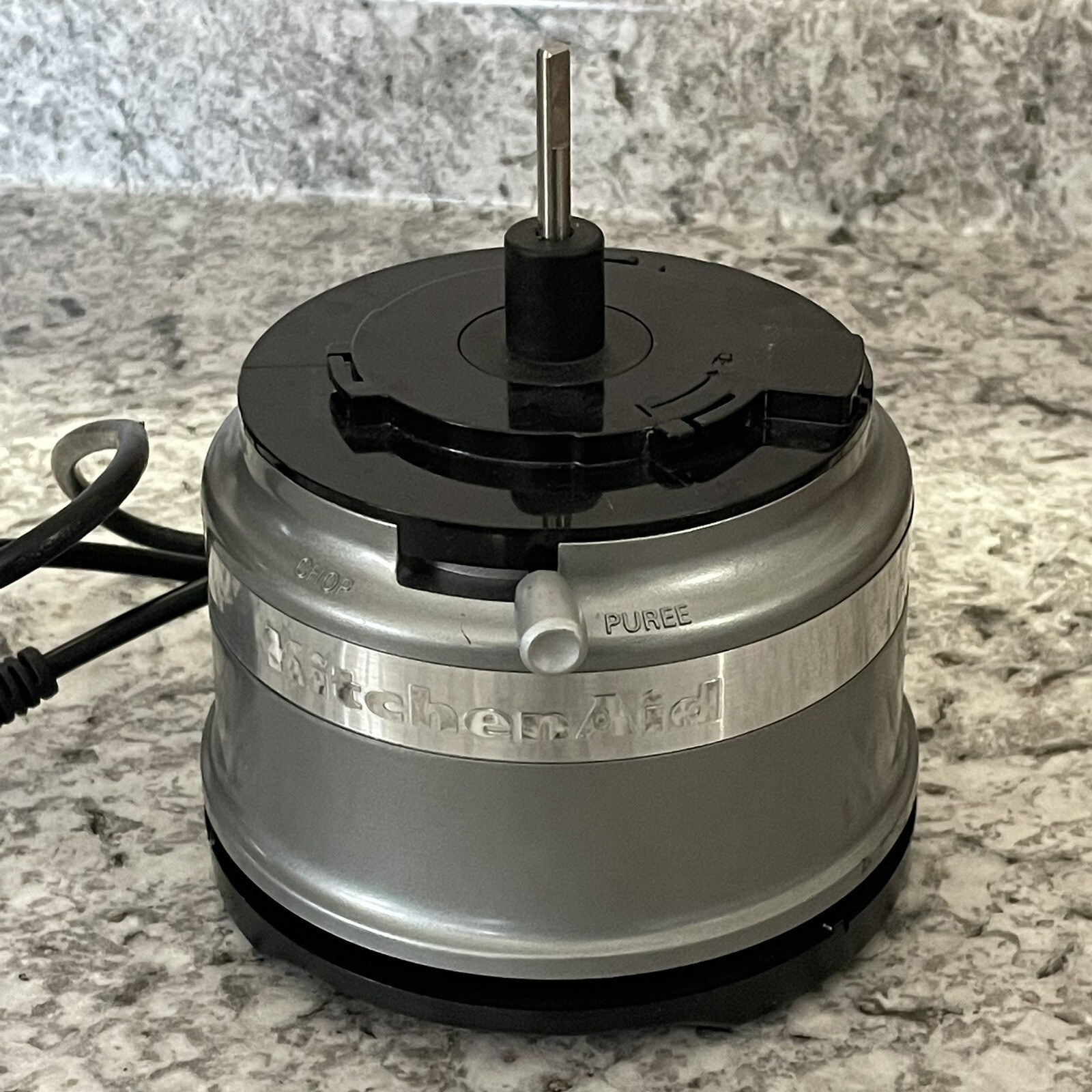 KitchenAid KFC3516 3.5 Cups Food Chopper Silver Replacement Base 2 Speed Motor