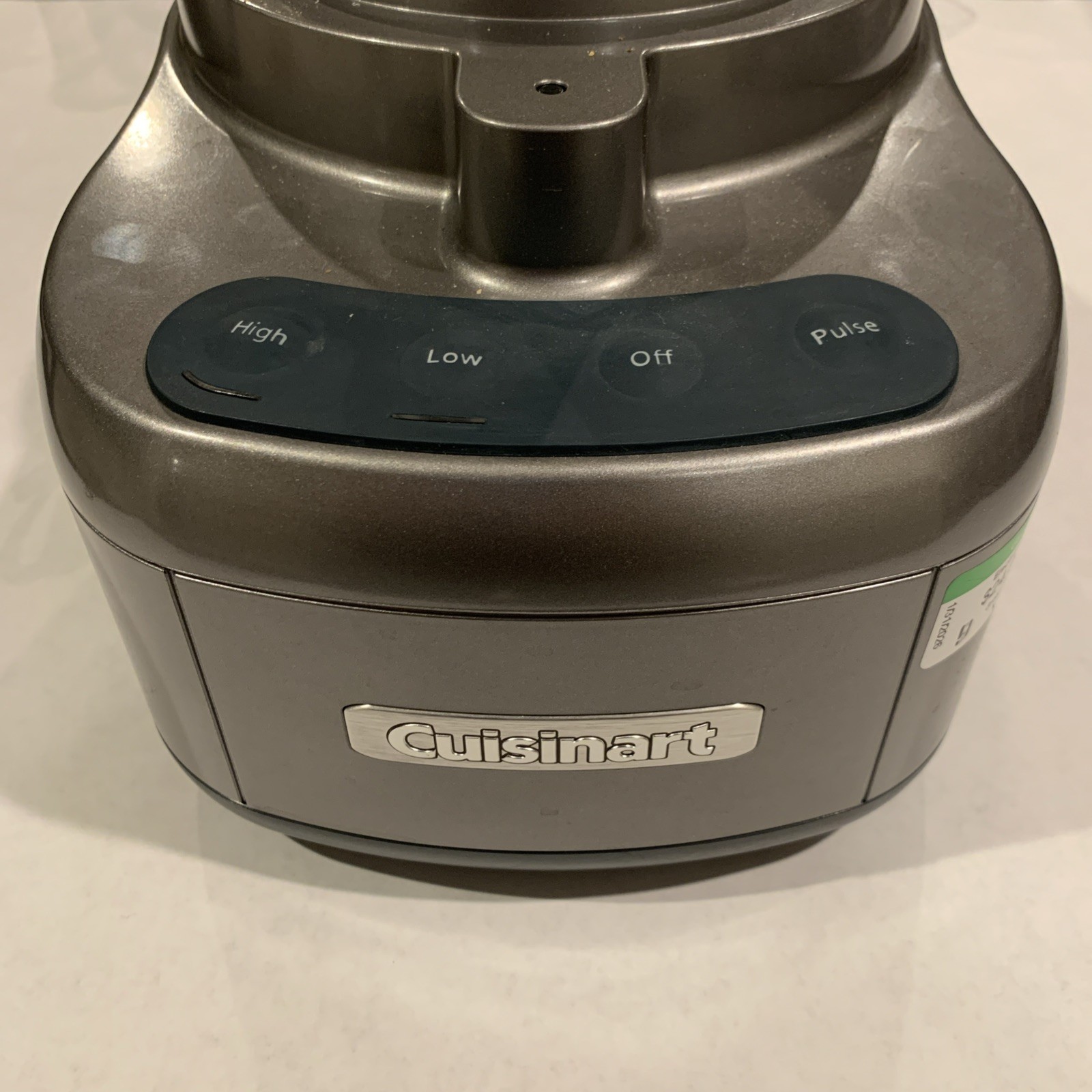 Cuisinart FP-13D Food Processor Housing Base Gun-Metal Gray Motor Body Tested