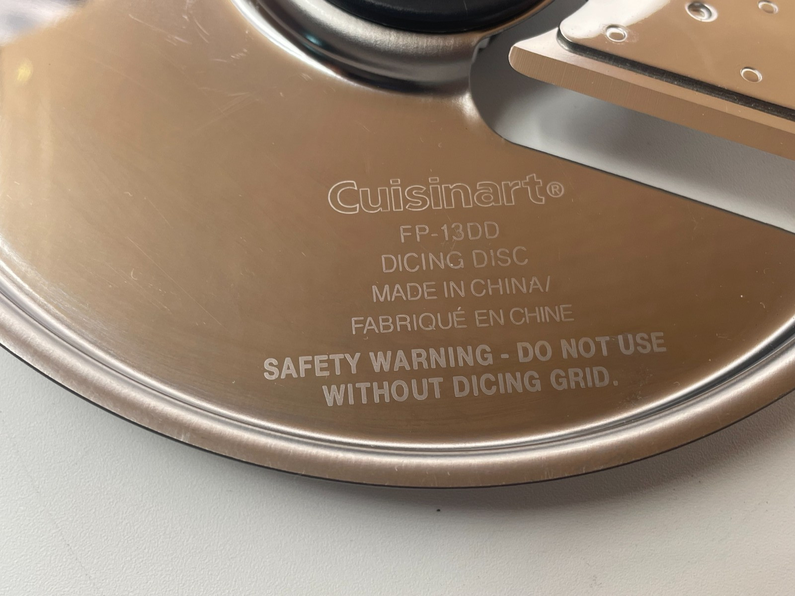 Cuisinart Food Processor Dicing Disc Blade FP-13DD NEW