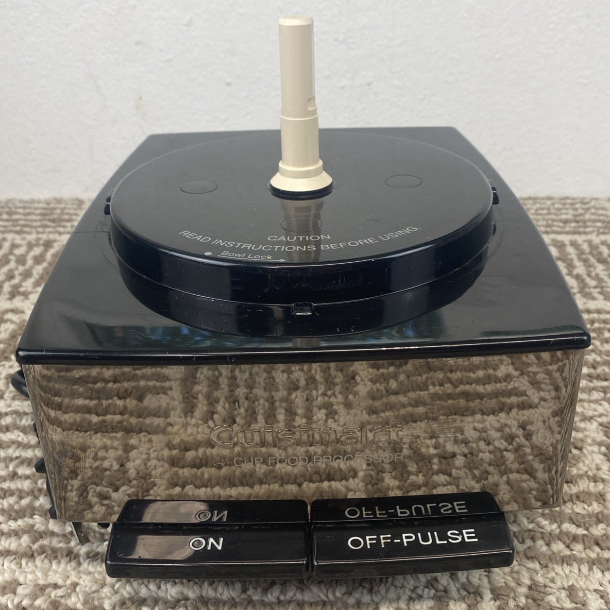 Cuisinart Custom 14 DFP-14BCHN Food Processor Motor Base Only Untested No Lid