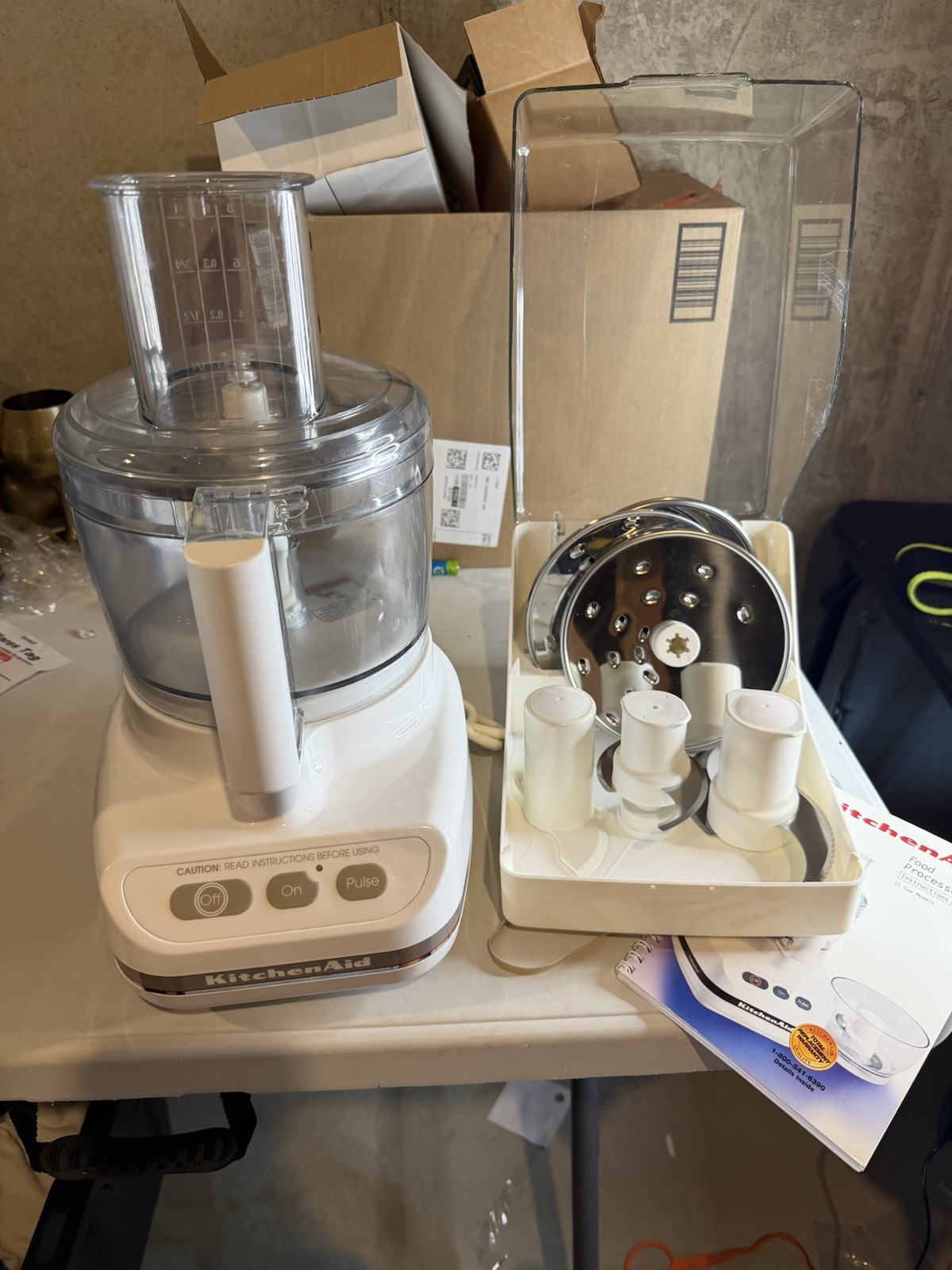 KitchenAid Food Processor KFP600WH Tested Working with Blades & Accesories Worls