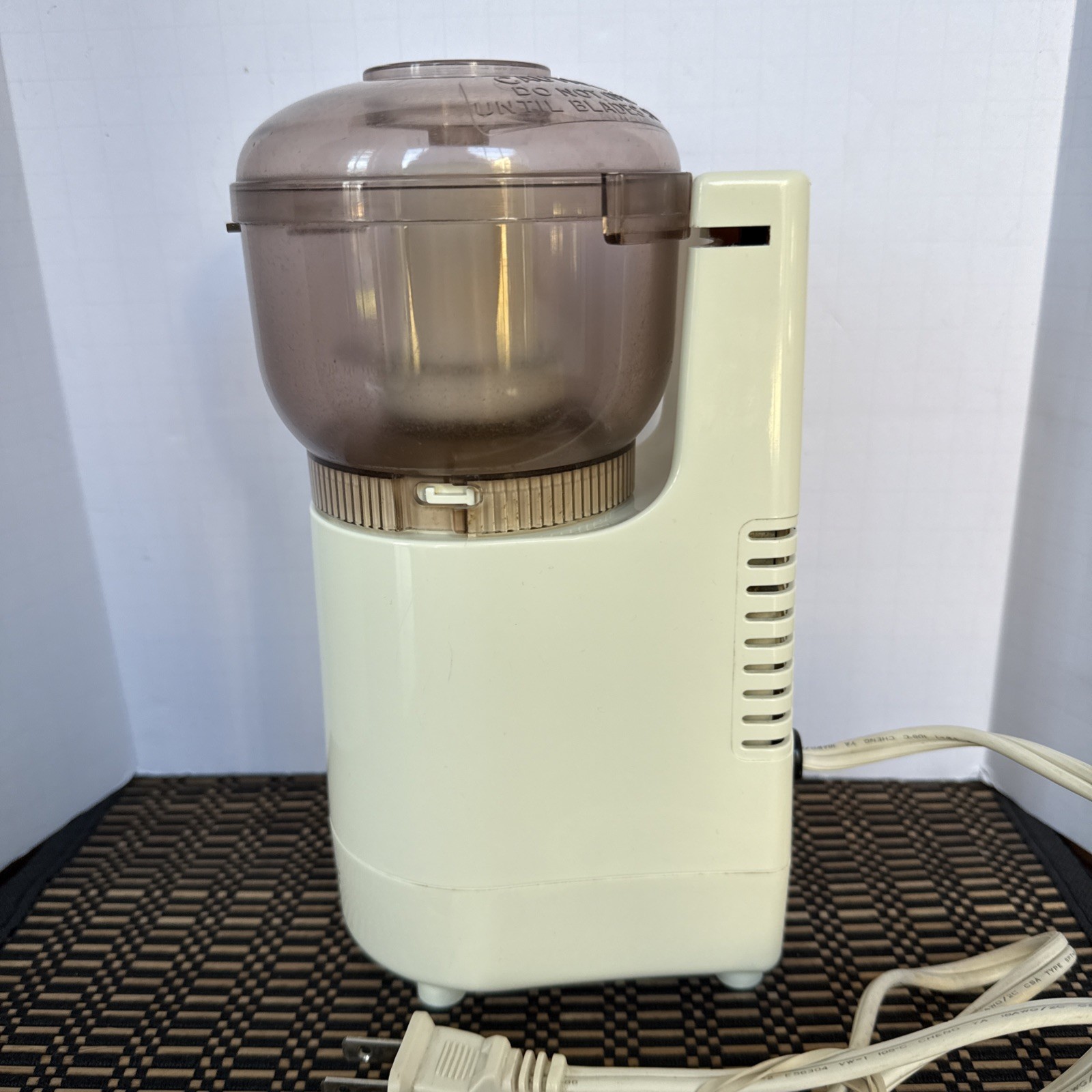 Vtg Sunbeam Oskar Jr Plus 14131 Food Processor Chopper Bowl Blade France Tested