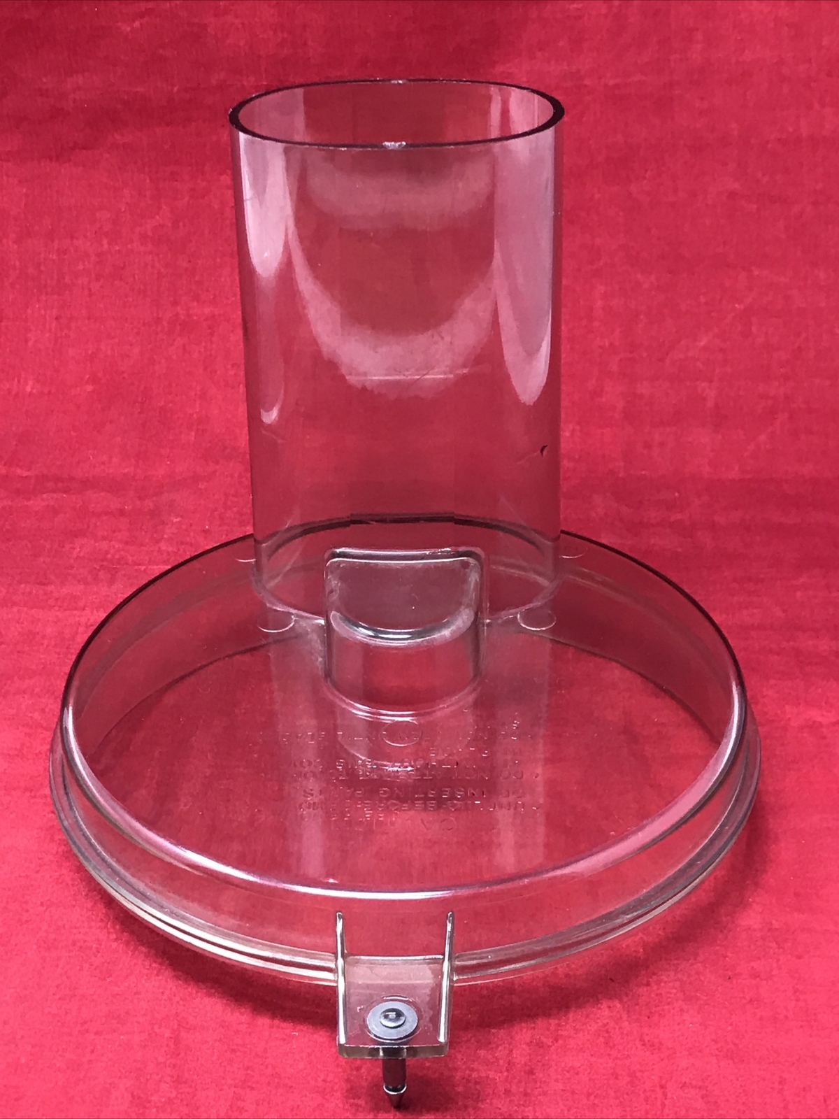 General Electric Food Processor D3FP1B Mixing Bowl Lid VTG Part ONLY with Safety