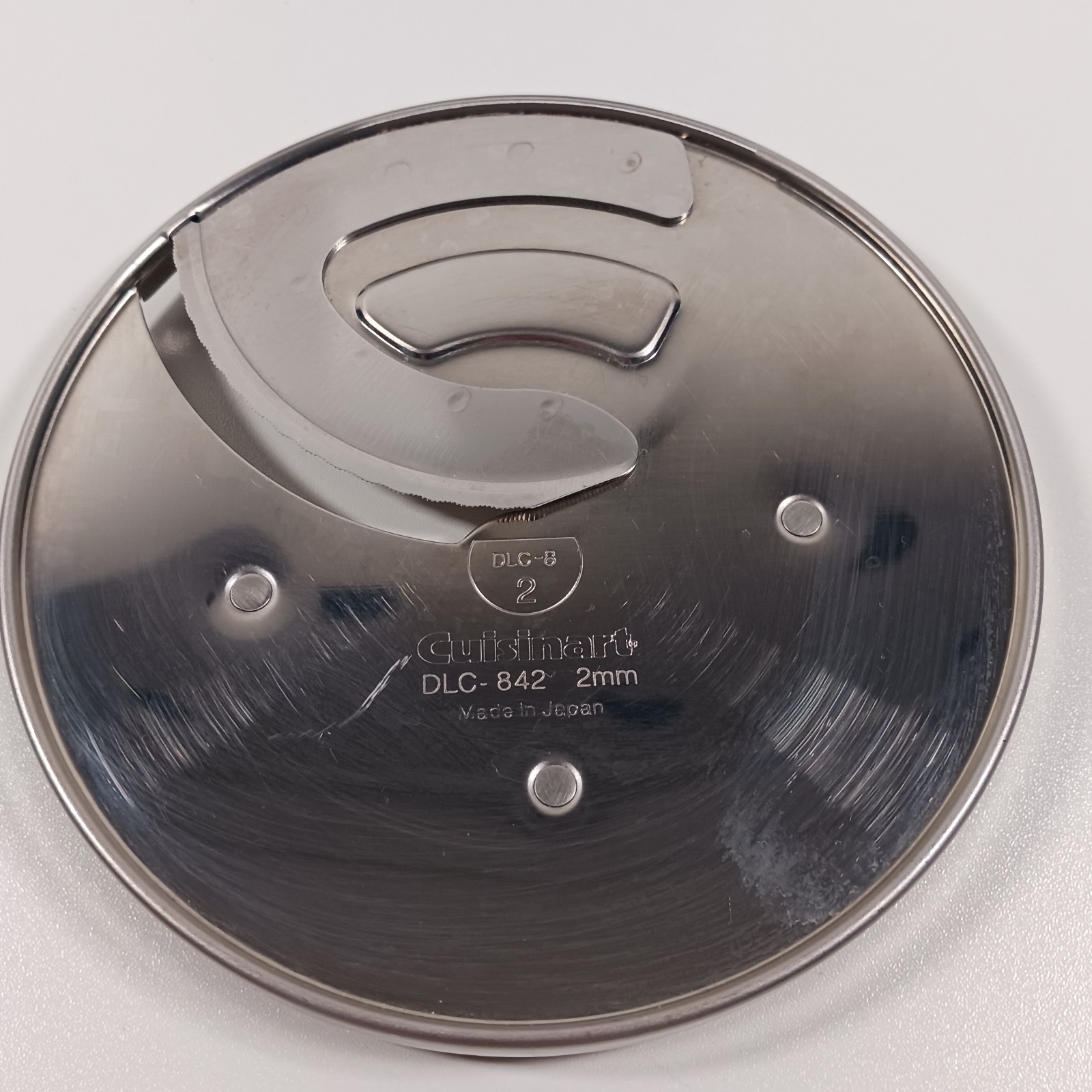 Cuisinart DLC-8 Food Processor Disc Blade Set of 7 Blades and Holder Stand