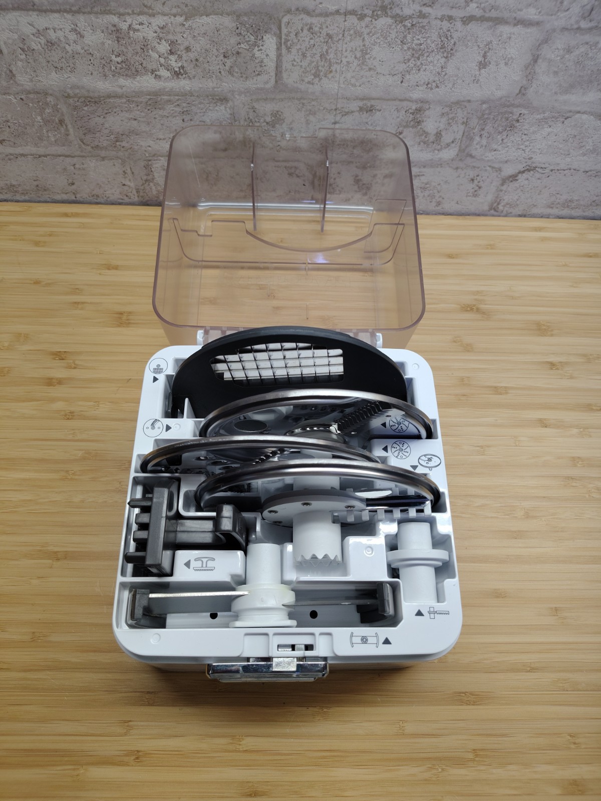 KitchenAid KSM2FPA Food Processor 7 Piece Blade Disc Set W/Storage Case