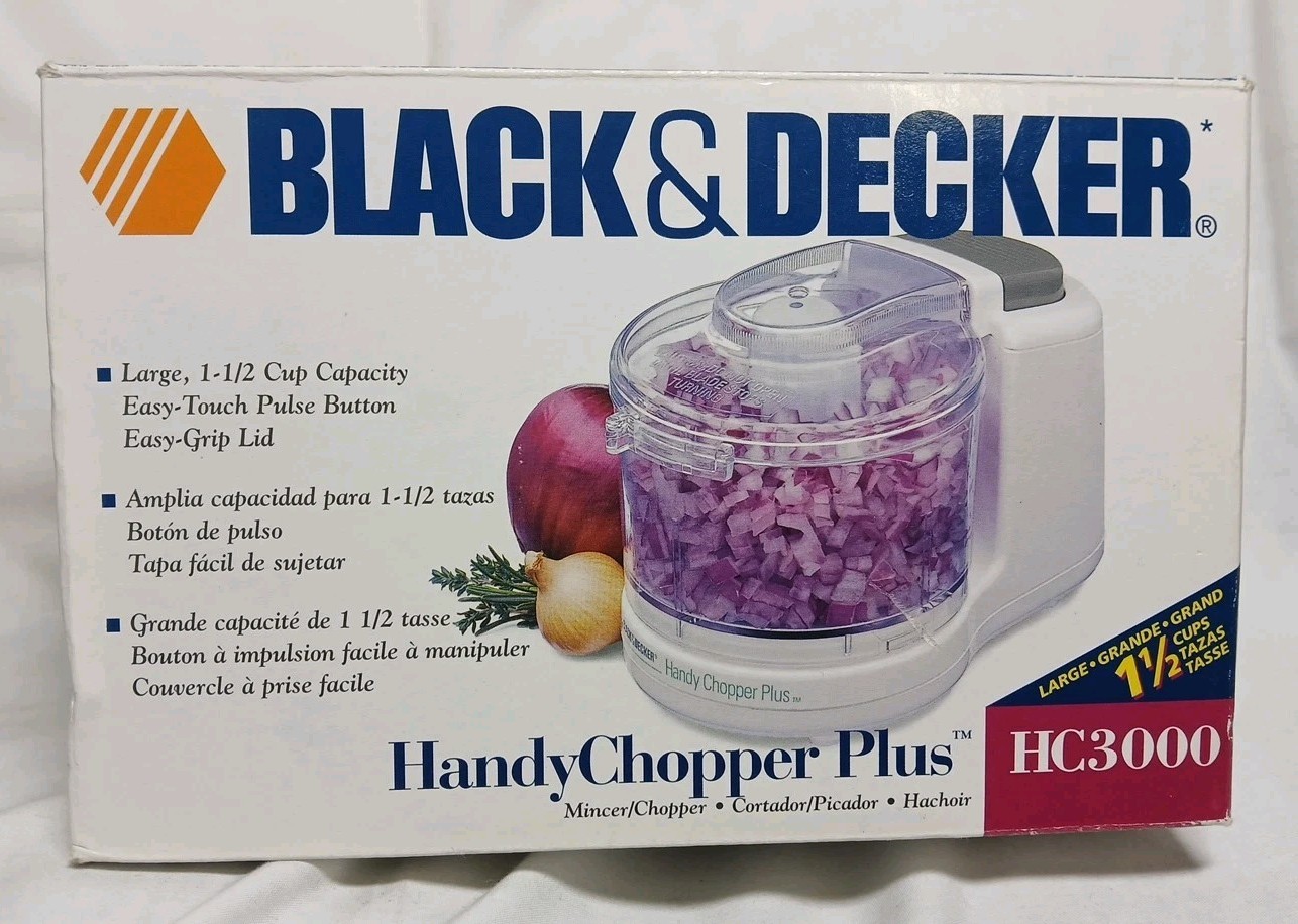 Black & Decker Handy Chopper Plus Mini Food Chopper HC3000